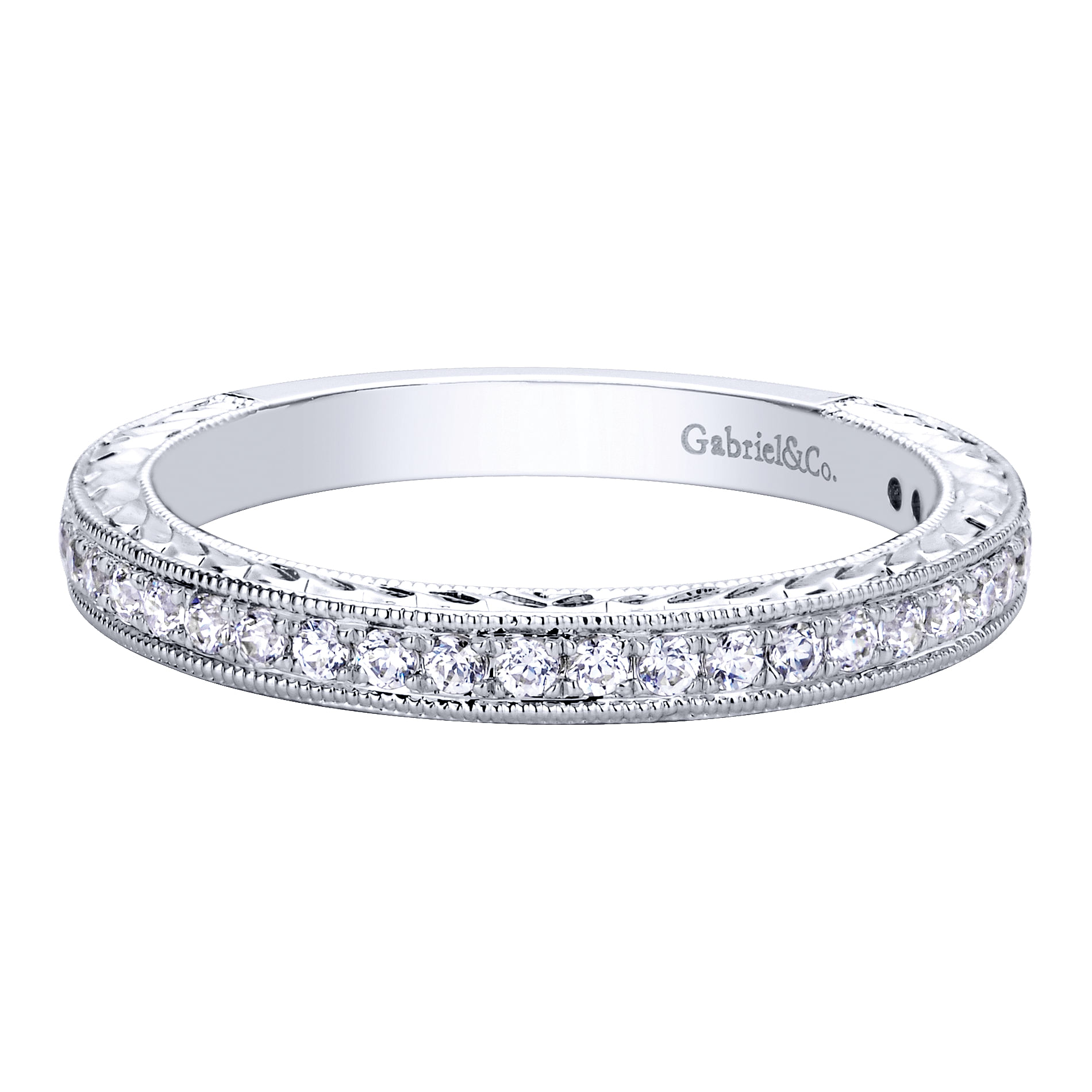 14k White Gold Diamond Straight 14k White Gold Diamond Straight