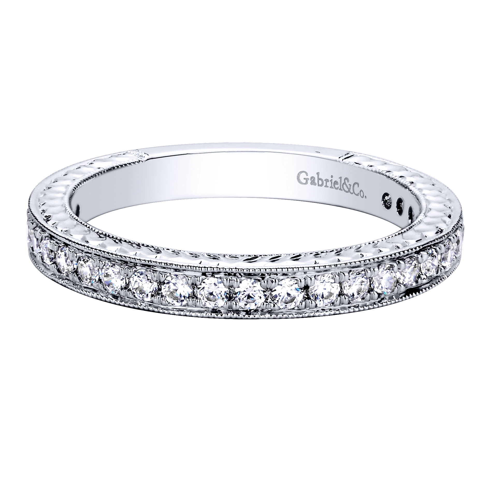 14k White Gold Diamond Straight 14k White Gold Diamond Straight