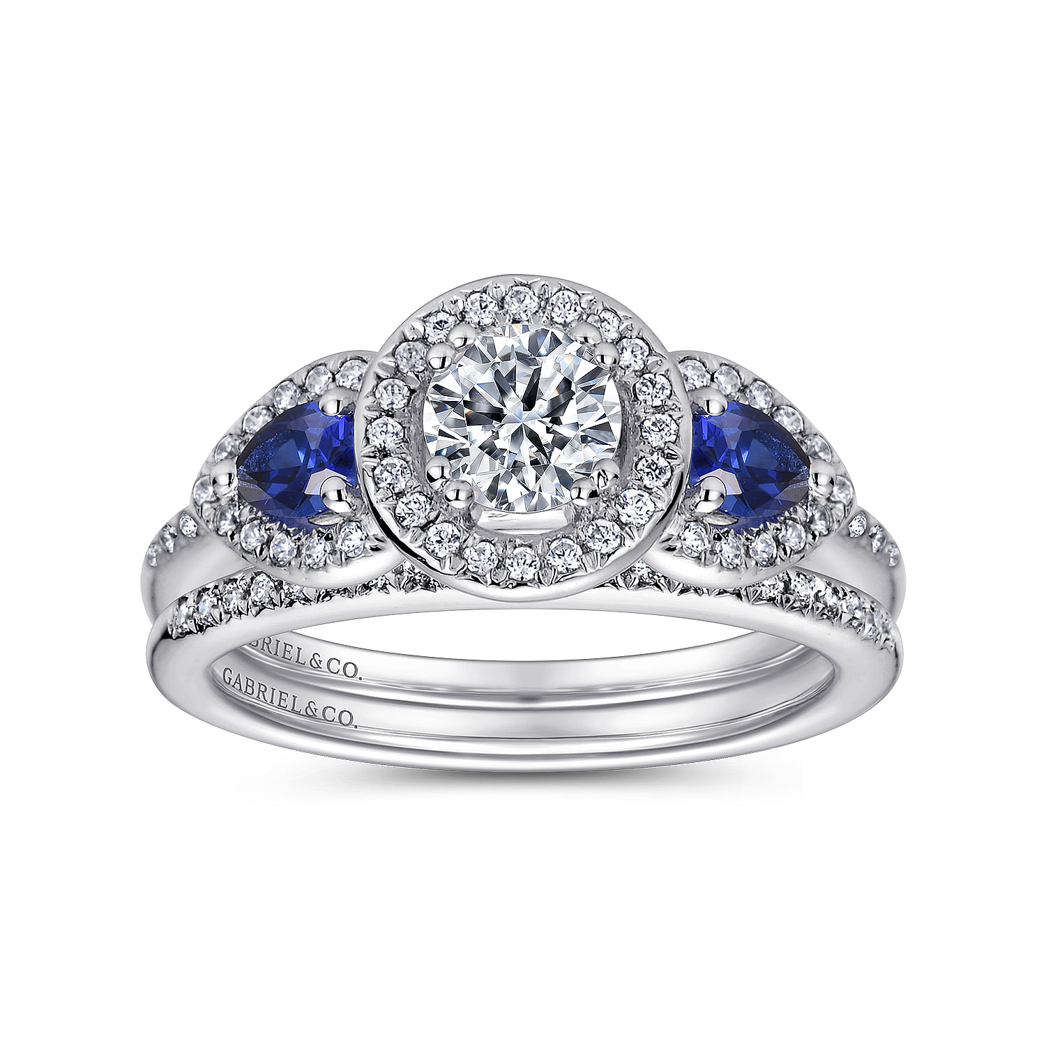 14k White Gold Diamond Straight Wedding Band angle 4 14k White Gold Diamond Straight Wedding Band angle 4