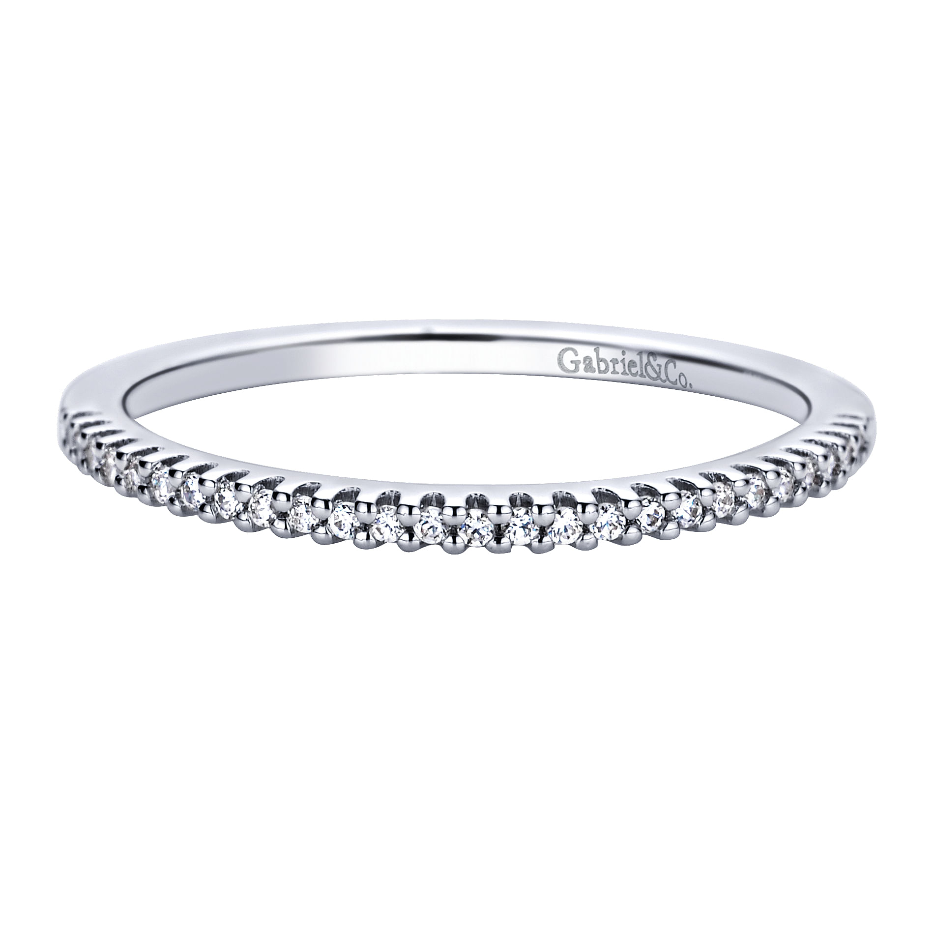14k White Gold Diamond Straight 14k White Gold Diamond Straight