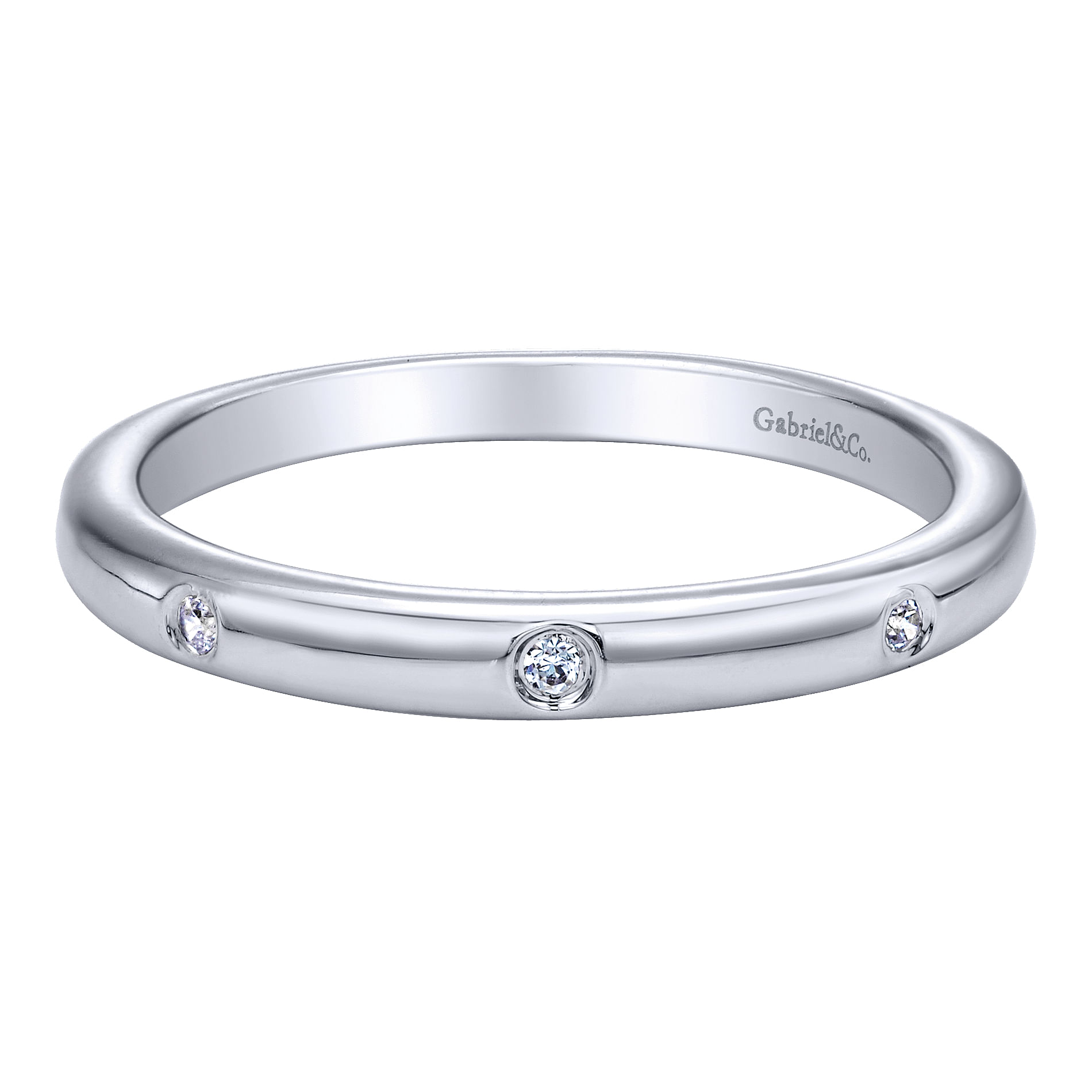 14k White Gold Diamond Straight 14k White Gold Diamond Straight