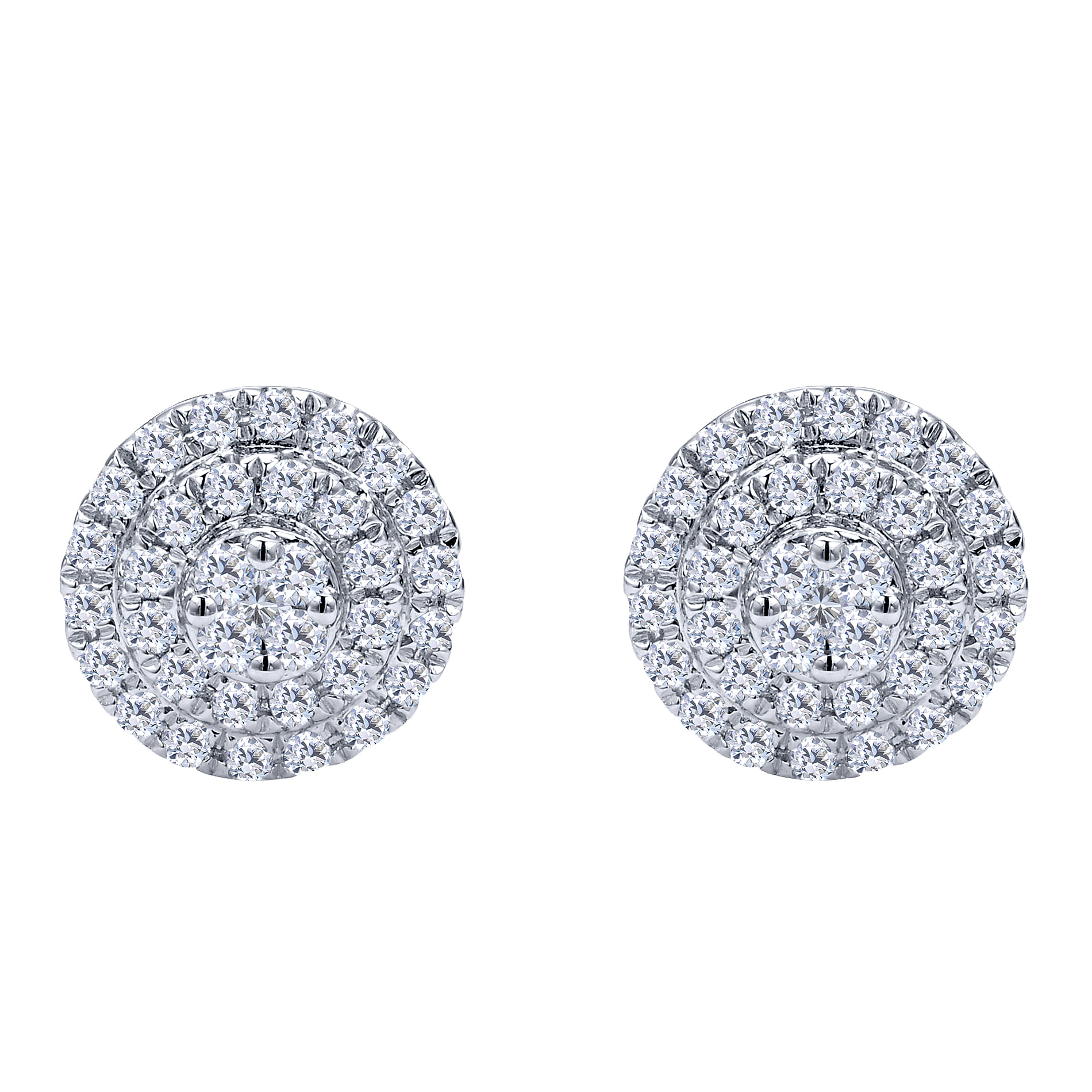 14k White Gold Diamond Stud 14k White Gold Diamond Stud