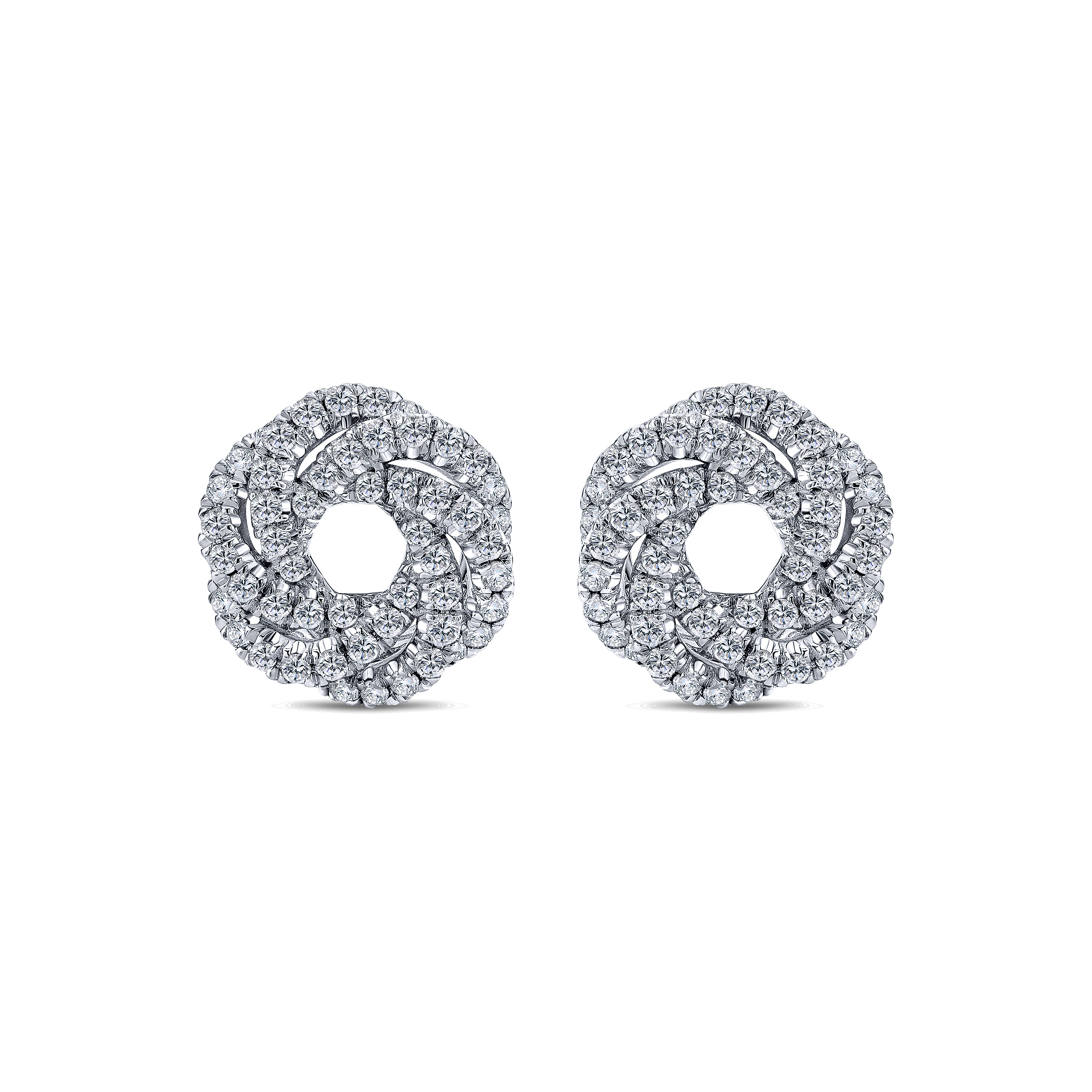 14k White Gold Diamond Stud 14k White Gold Diamond Stud