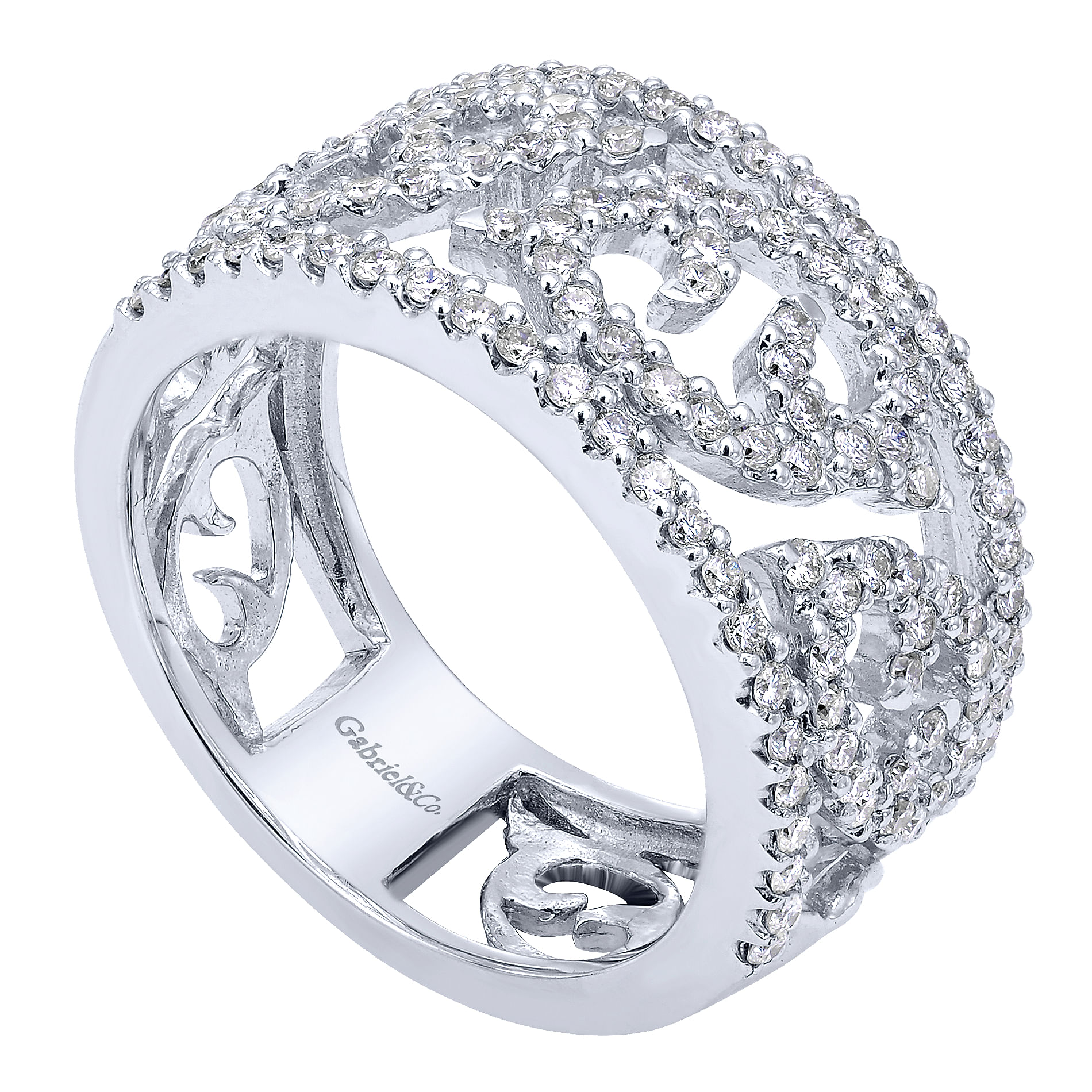 14k White Gold Flirtation Fashion Ladies 14k White Gold Flirtation Fashion Ladies