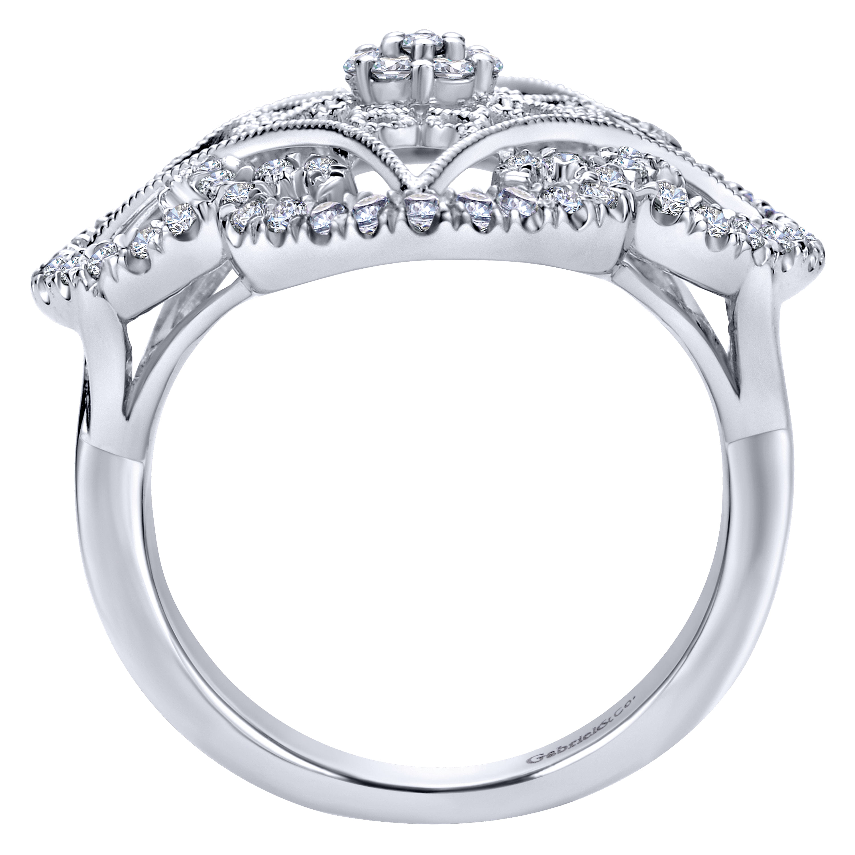 14k White Gold Flirtation Fashion Ladies 14k White Gold Flirtation Fashion Ladies