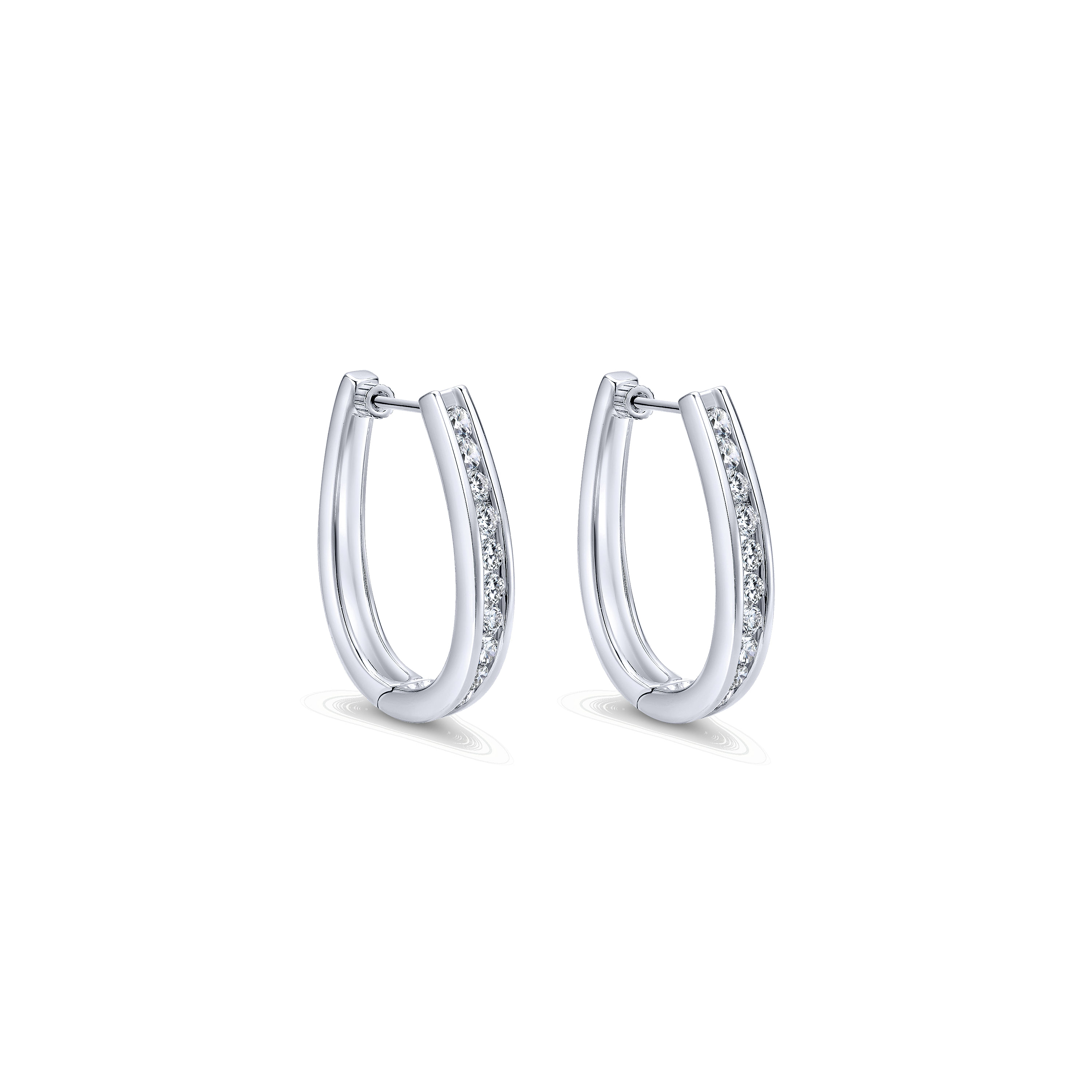 14k White Gold Classic Hoop 14k White Gold Classic Hoop