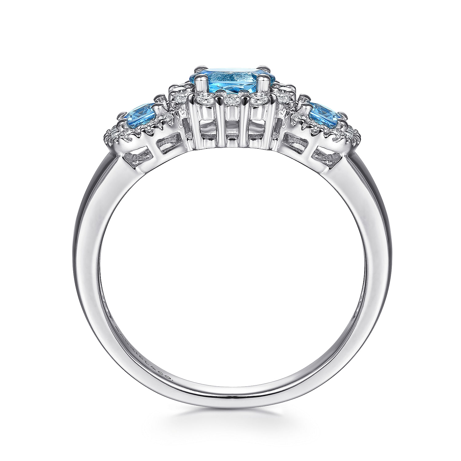 14k White Gold Lusso Color Fashion Ladies 14k White Gold Lusso Color Fashion Ladies