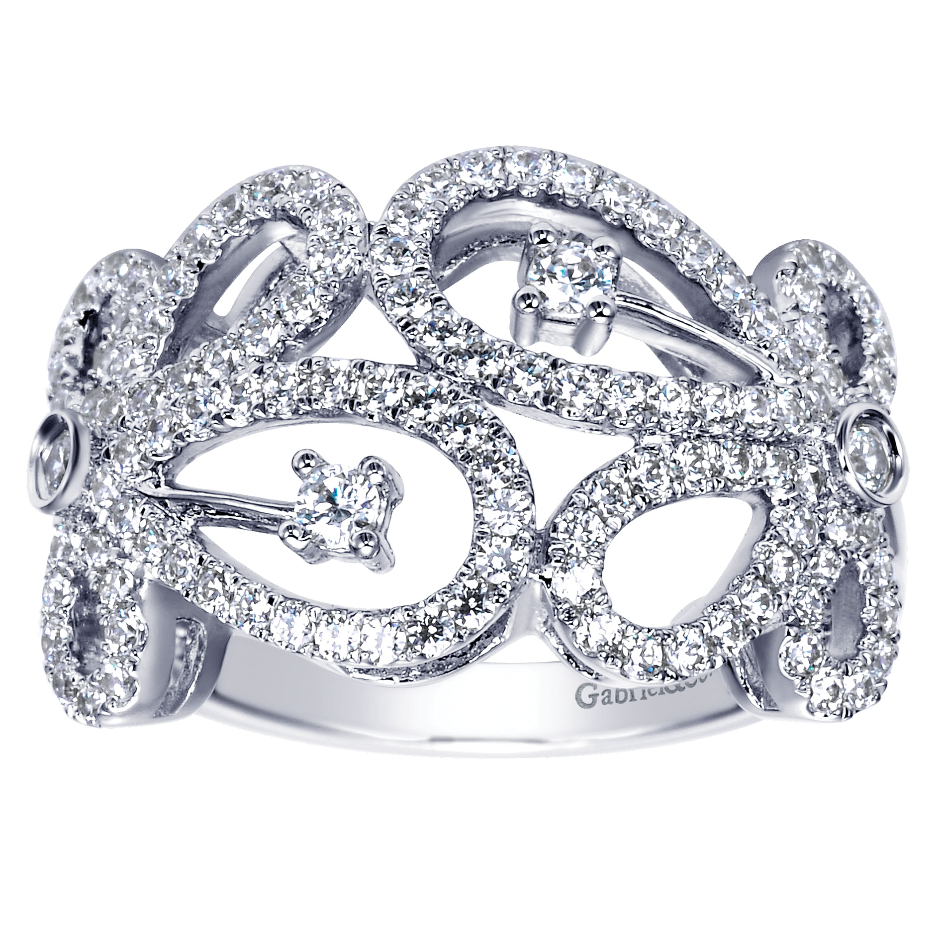 14k White Gold Lusso Diamond Fashion Ladies 14k White Gold Lusso Diamond Fashion Ladies