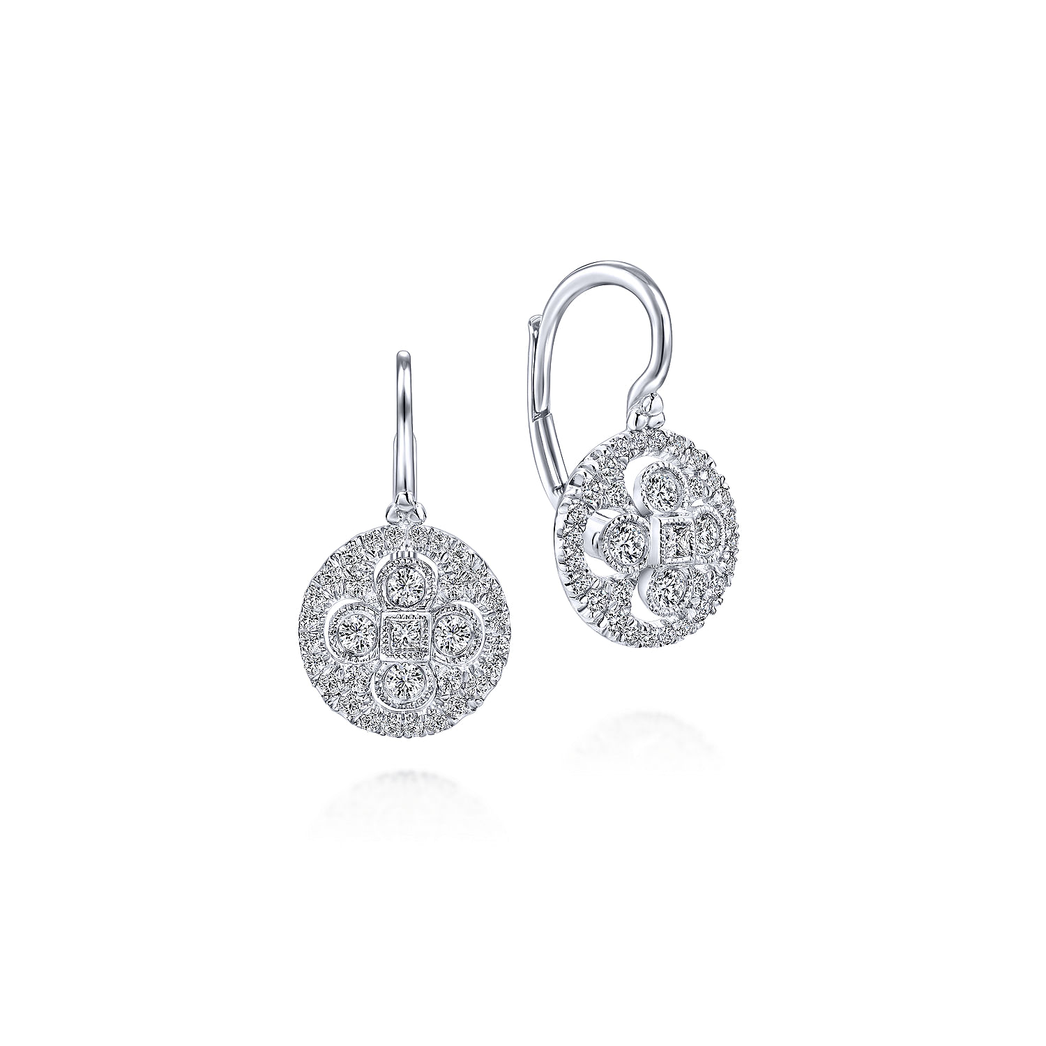 14k White Gold Drop 14k White Gold Drop