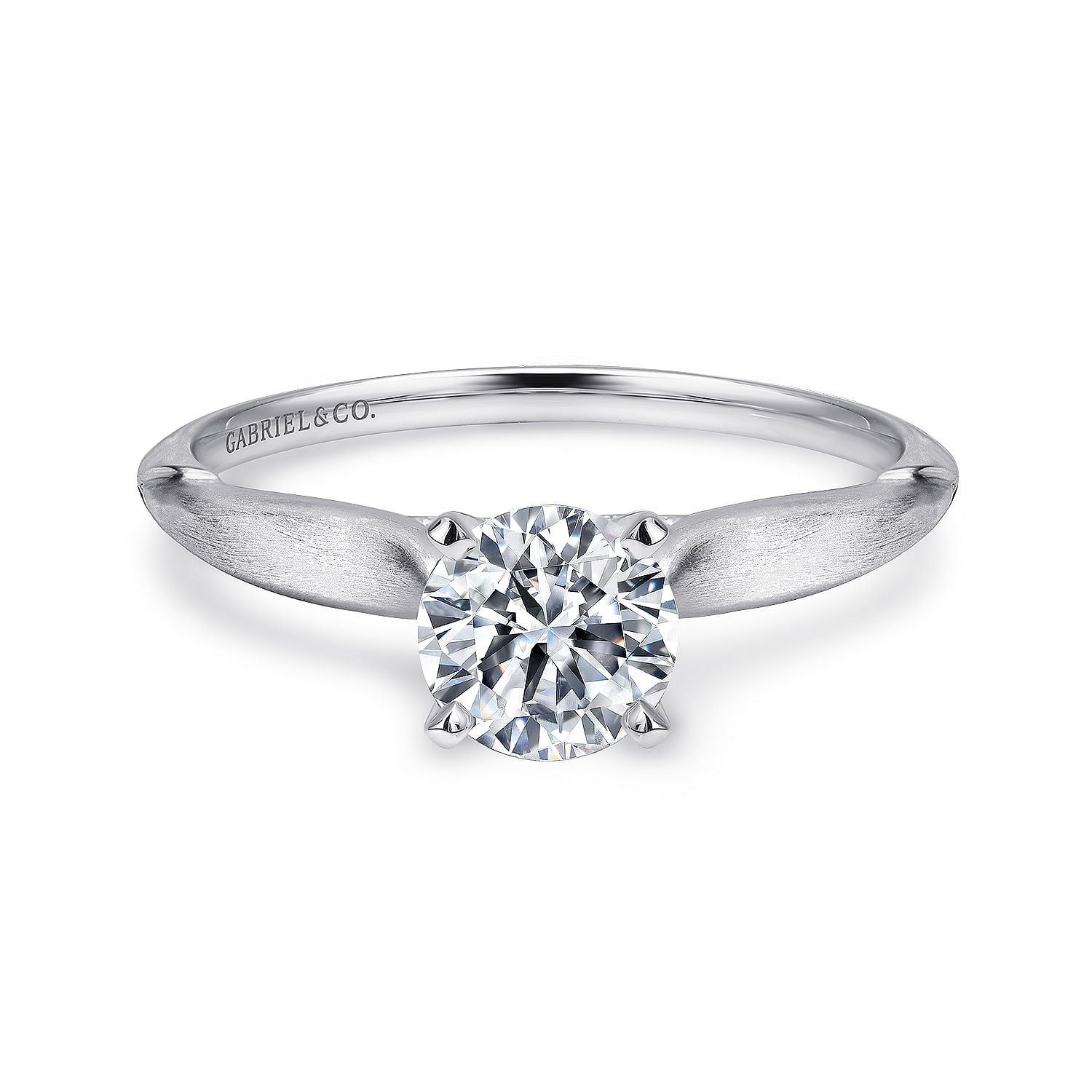 14k White Gold Solitaire 14k White Gold Solitaire