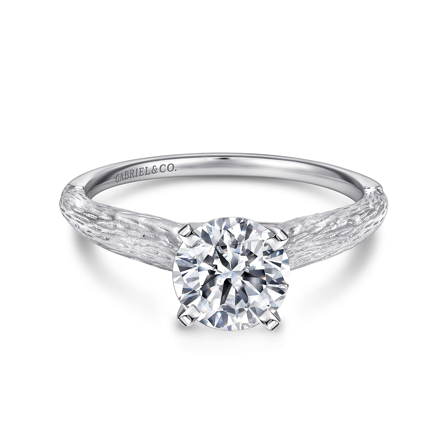 14k White Gold Solitaire 14k White Gold Solitaire