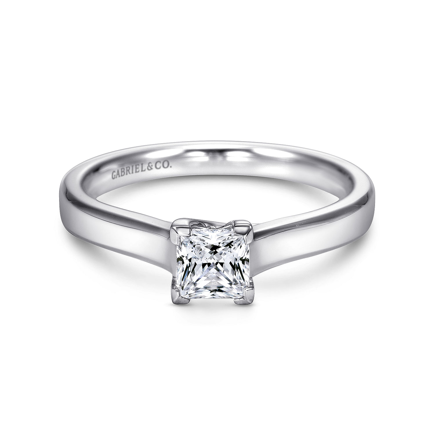 14k White Gold Solitaire 14k White Gold Solitaire