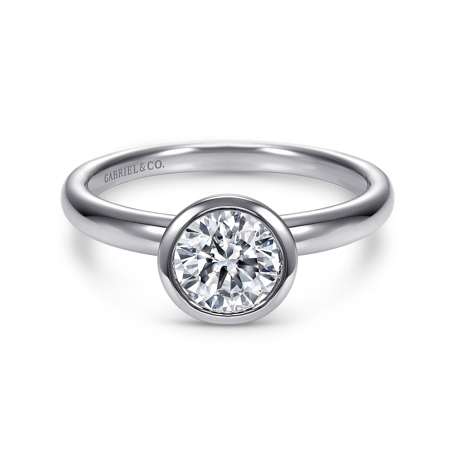 14k White Gold Solitaire 14k White Gold Solitaire
