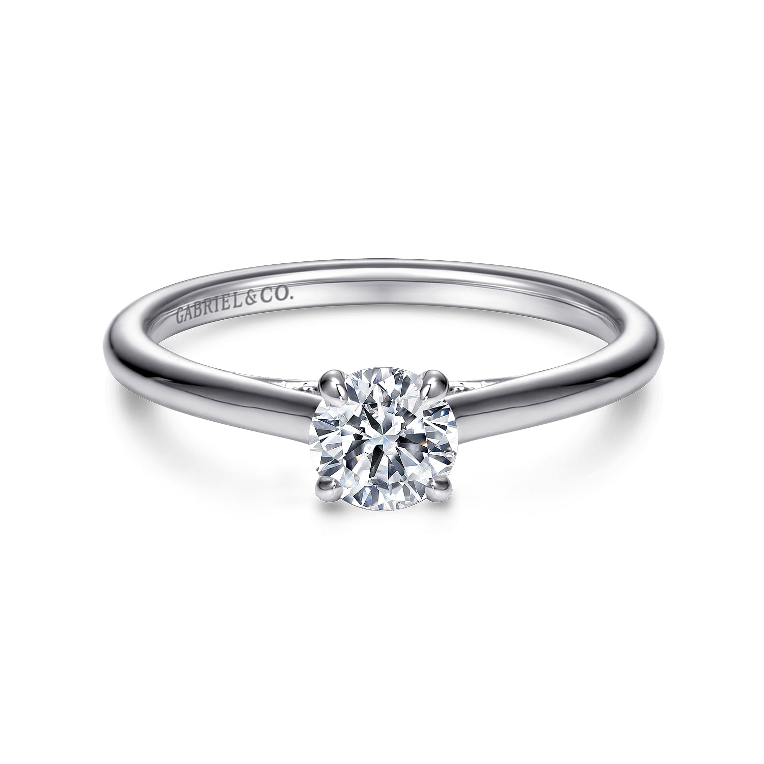14k White Gold Solitaire 14k White Gold Solitaire