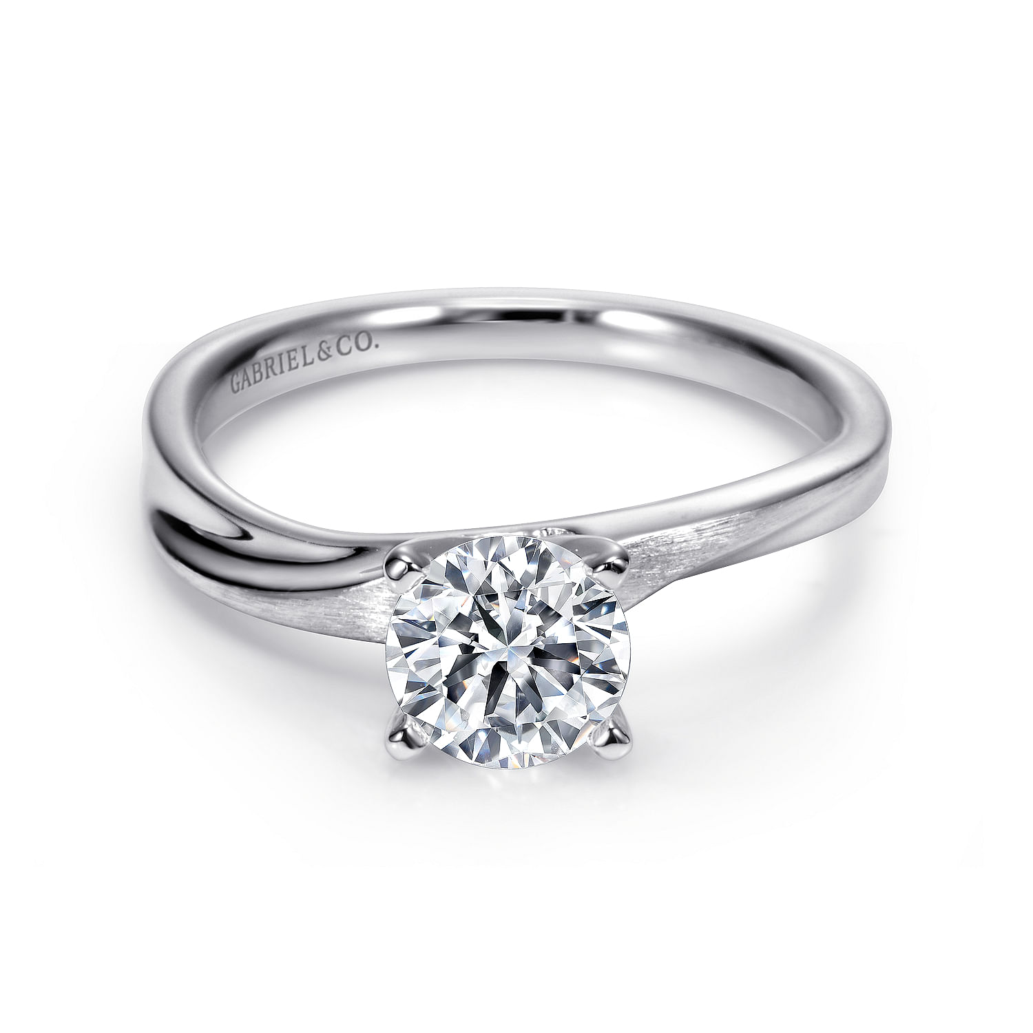 14k White Gold Solitaire 14k White Gold Solitaire