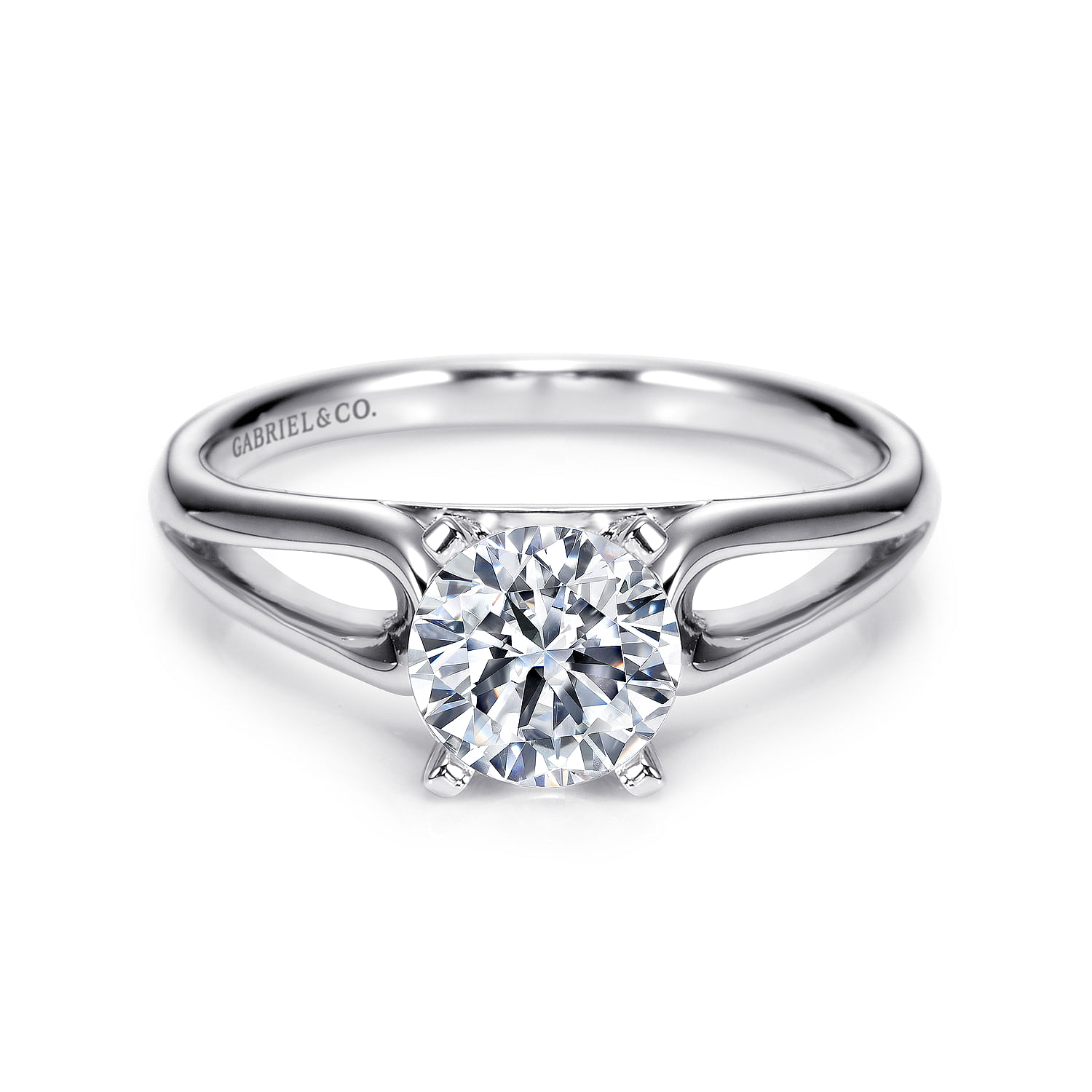 14k White Gold Solitaire 14k White Gold Solitaire