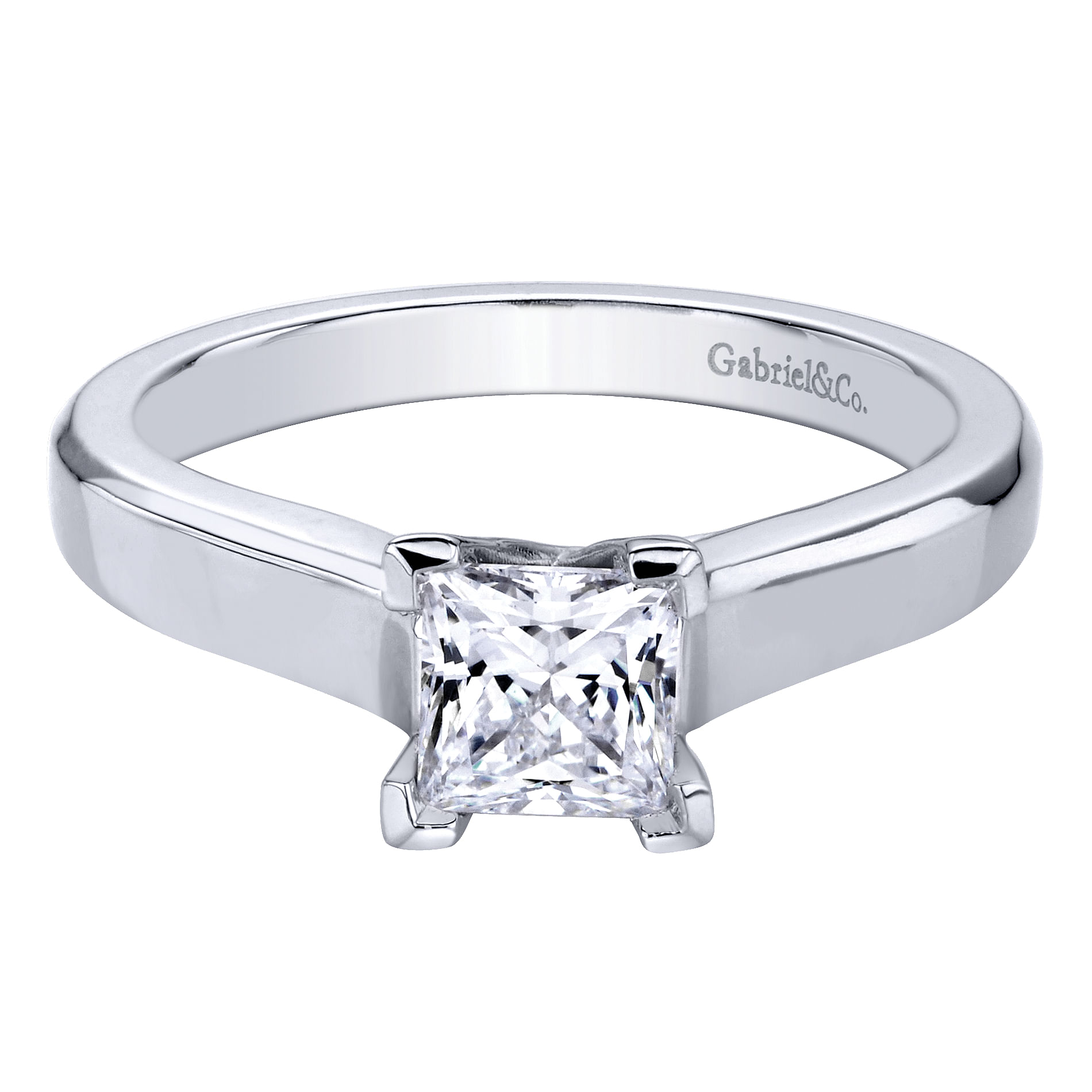 14k White Gold Solitaire 14k White Gold Solitaire