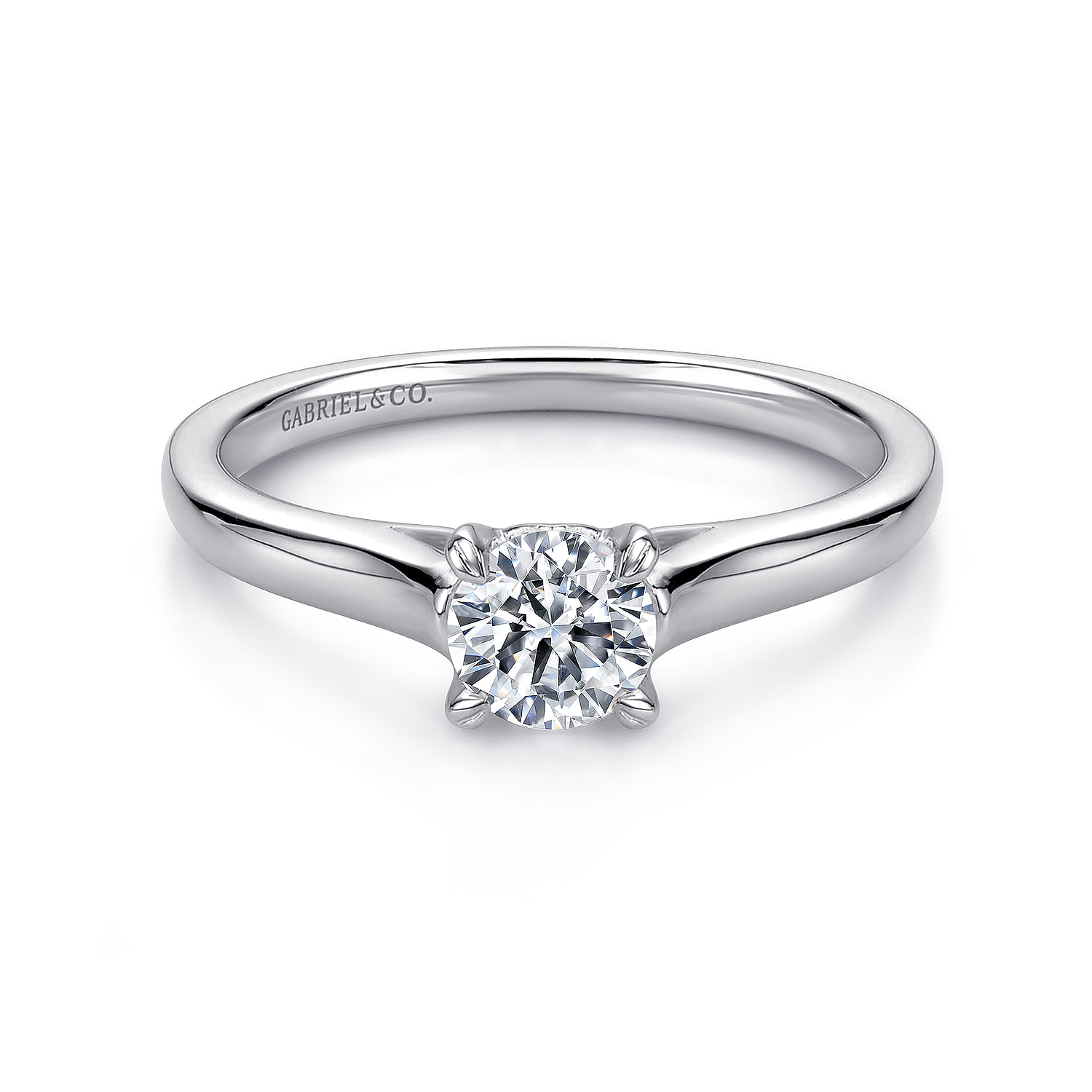 14k White Gold Solitaire 14k White Gold Solitaire