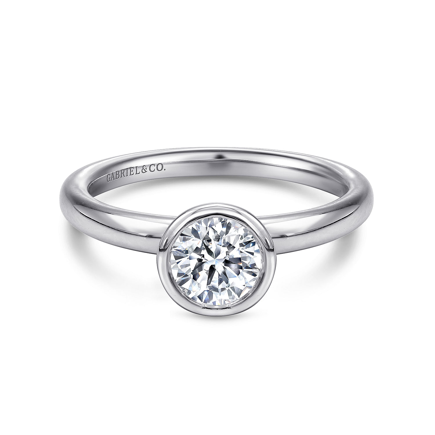 14k White Gold Solitaire 14k White Gold Solitaire