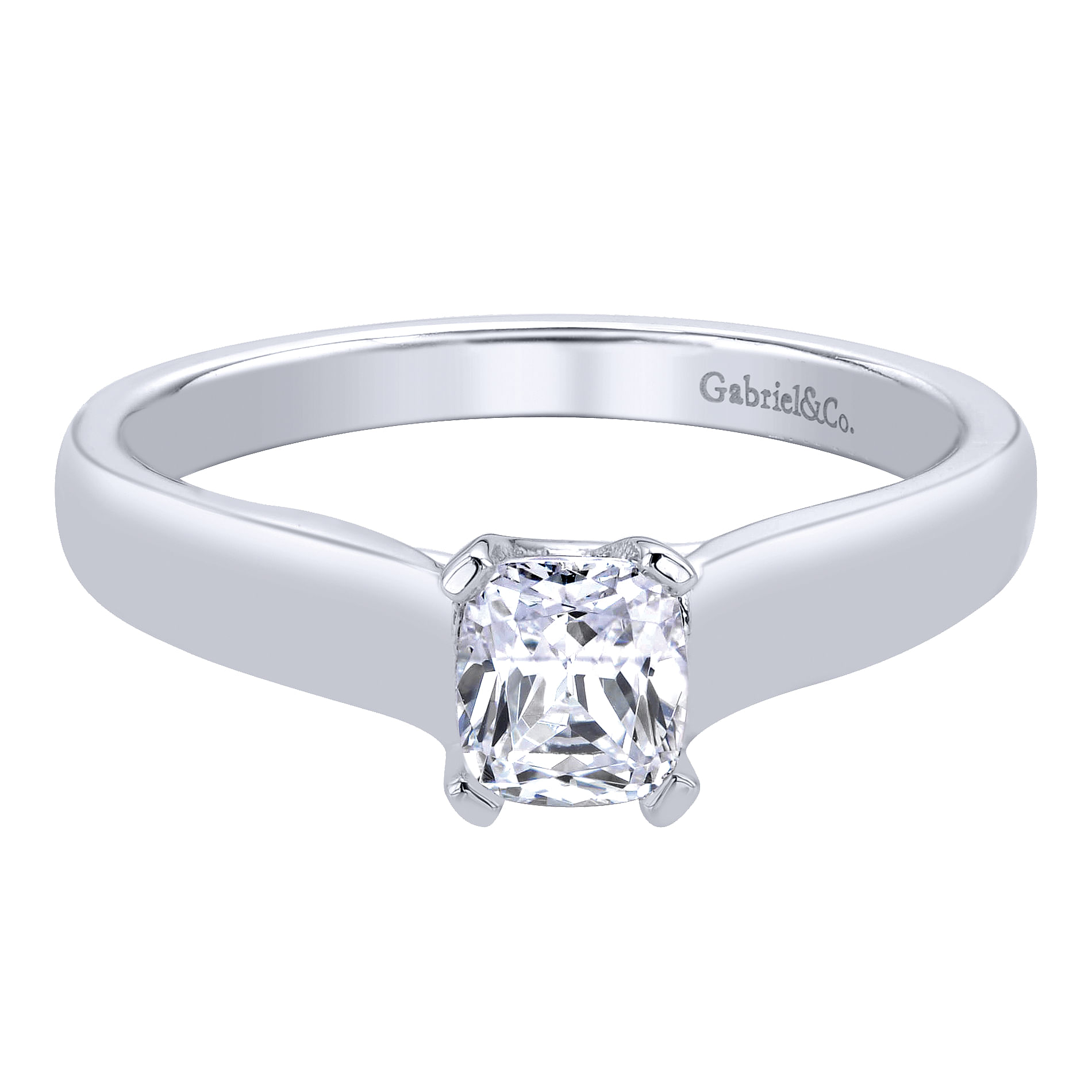 14k White Gold Solitaire 14k White Gold Solitaire