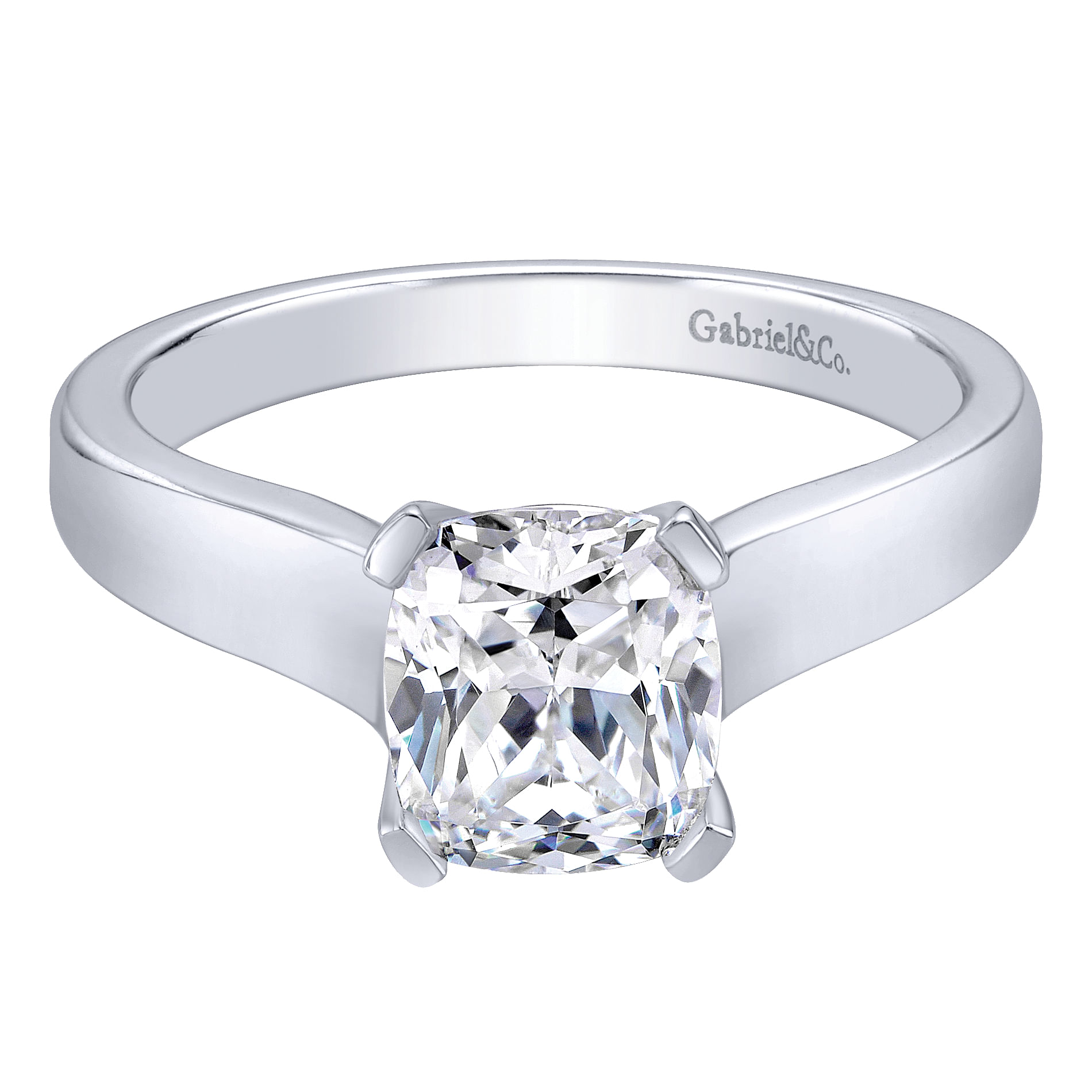 14k White Gold Solitaire 14k White Gold Solitaire