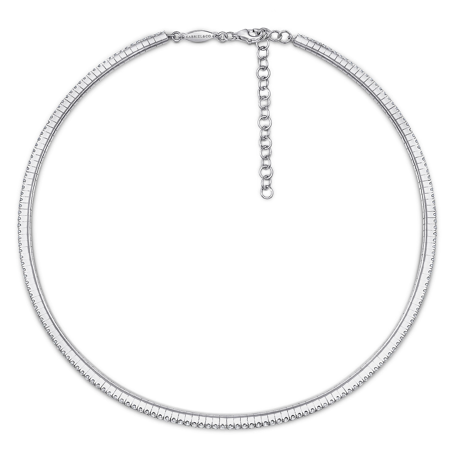 pave diamond choker