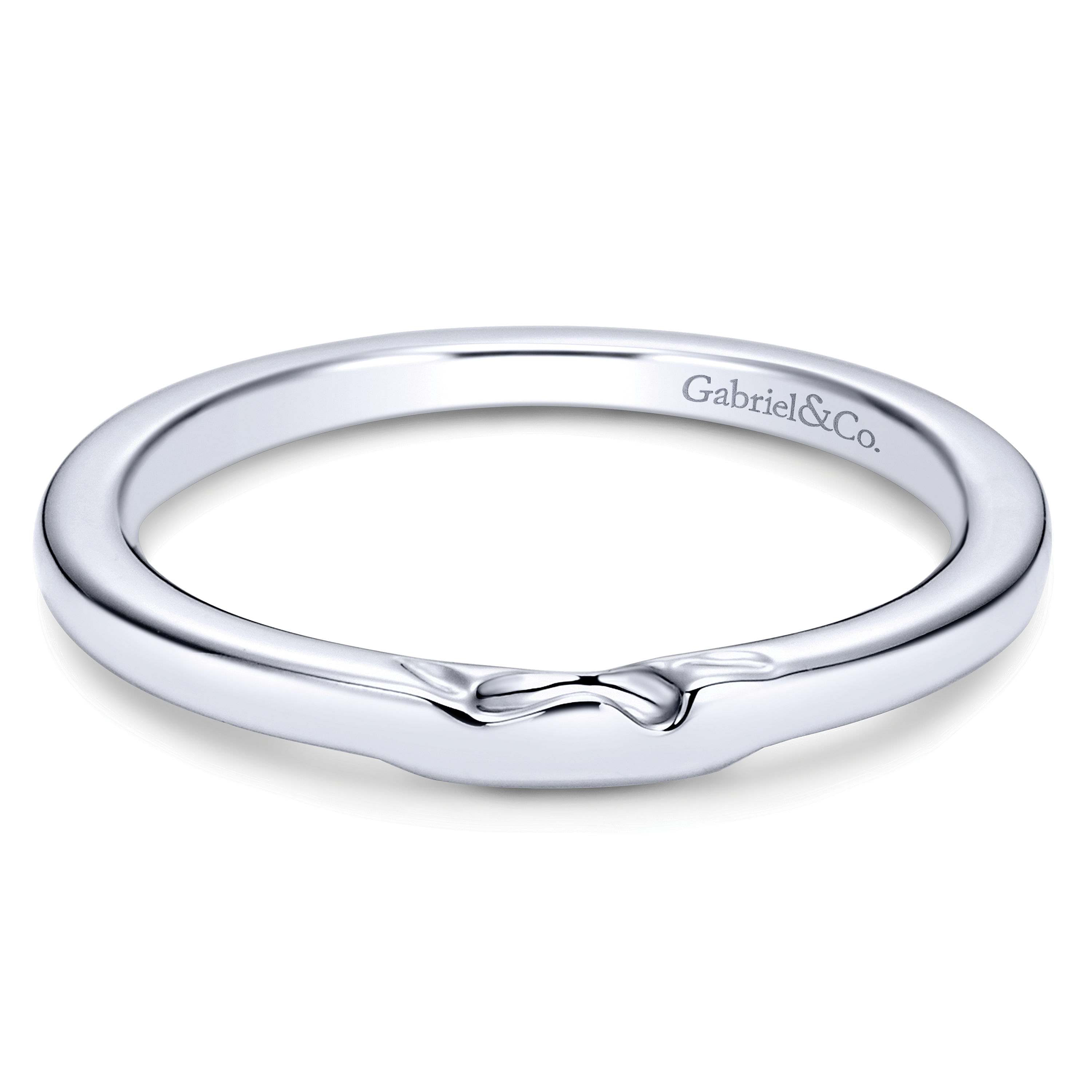 14k White Gold Straight 14k White Gold Straight