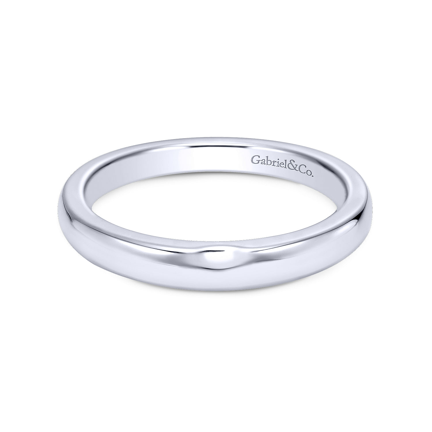 14k White Gold Straight 14k White Gold Straight