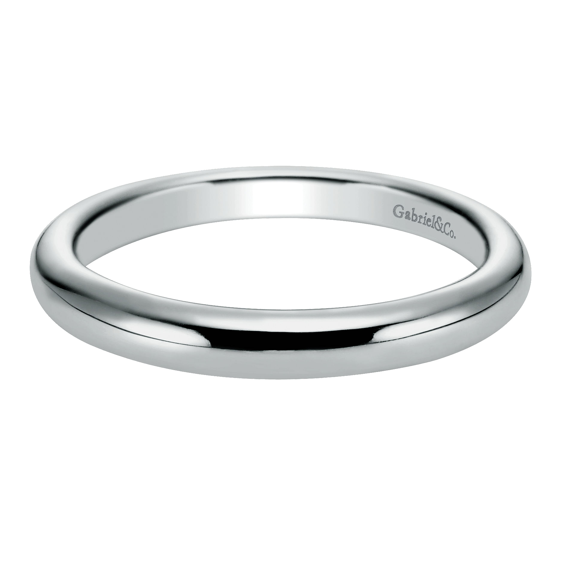 14k White Gold Straight 14k White Gold Straight