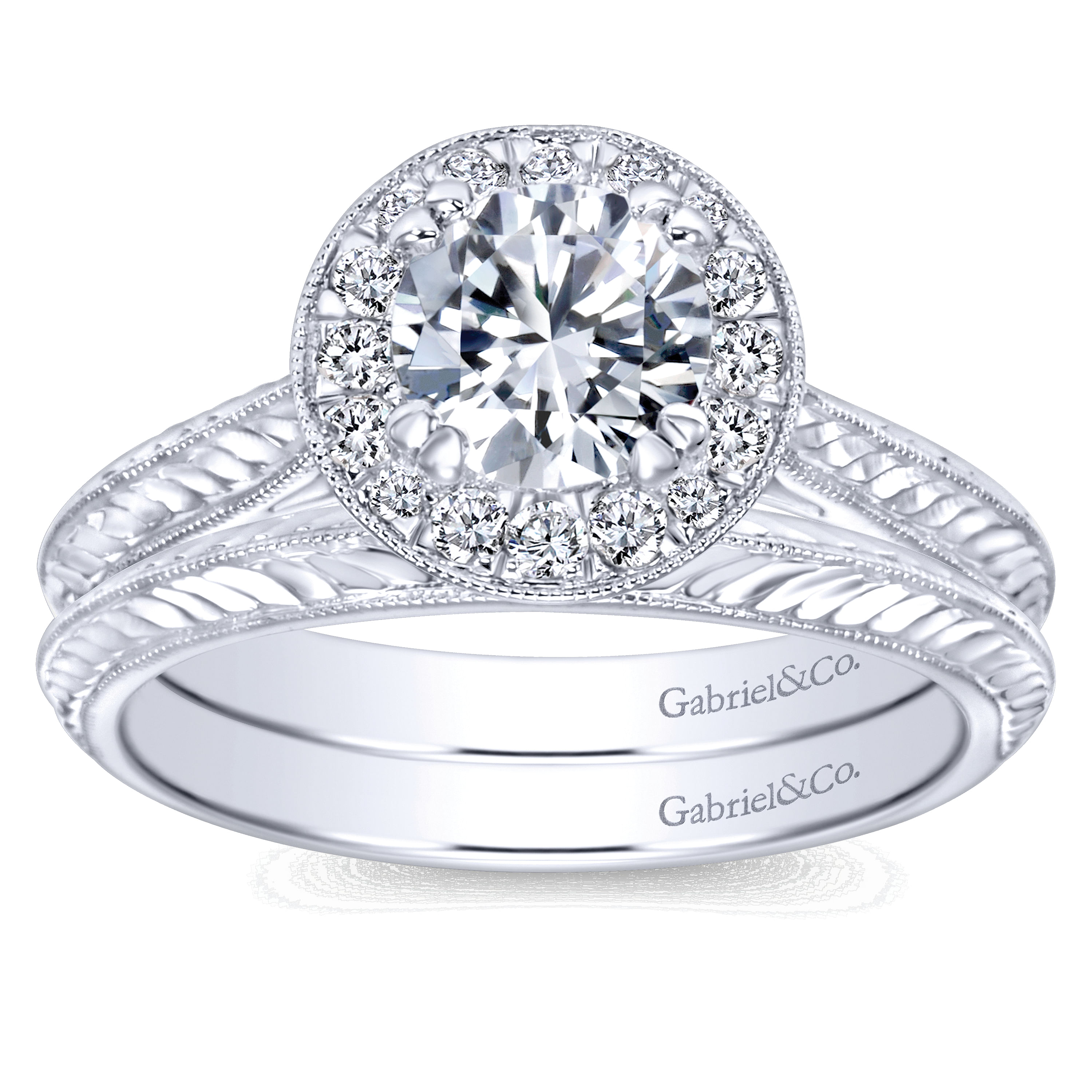 14k White Gold Straight Wedding Band angle 4 14k White Gold Straight Wedding Band angle 4