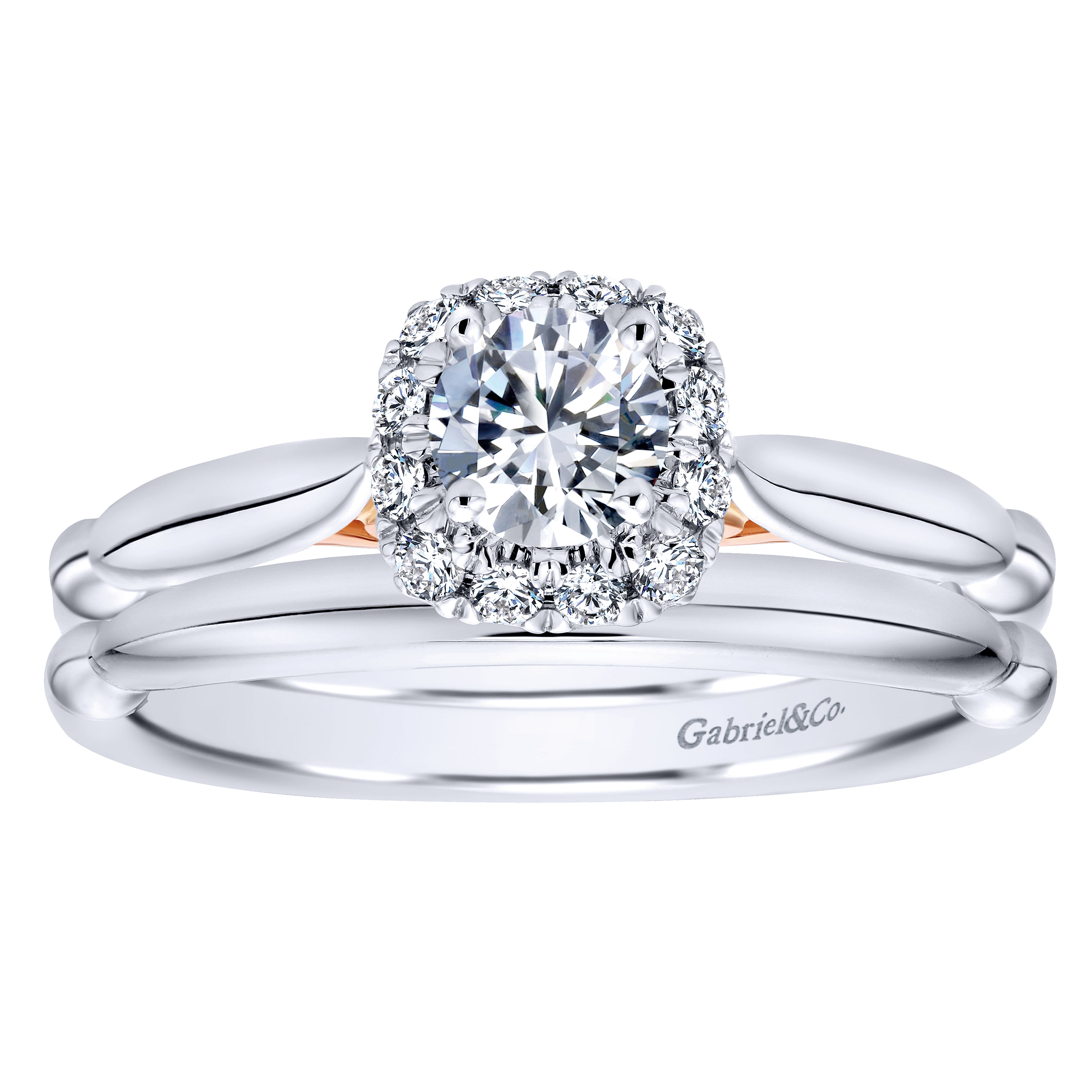14k White Gold Straight Wedding Band angle 4 14k White Gold Straight Wedding Band angle 4
