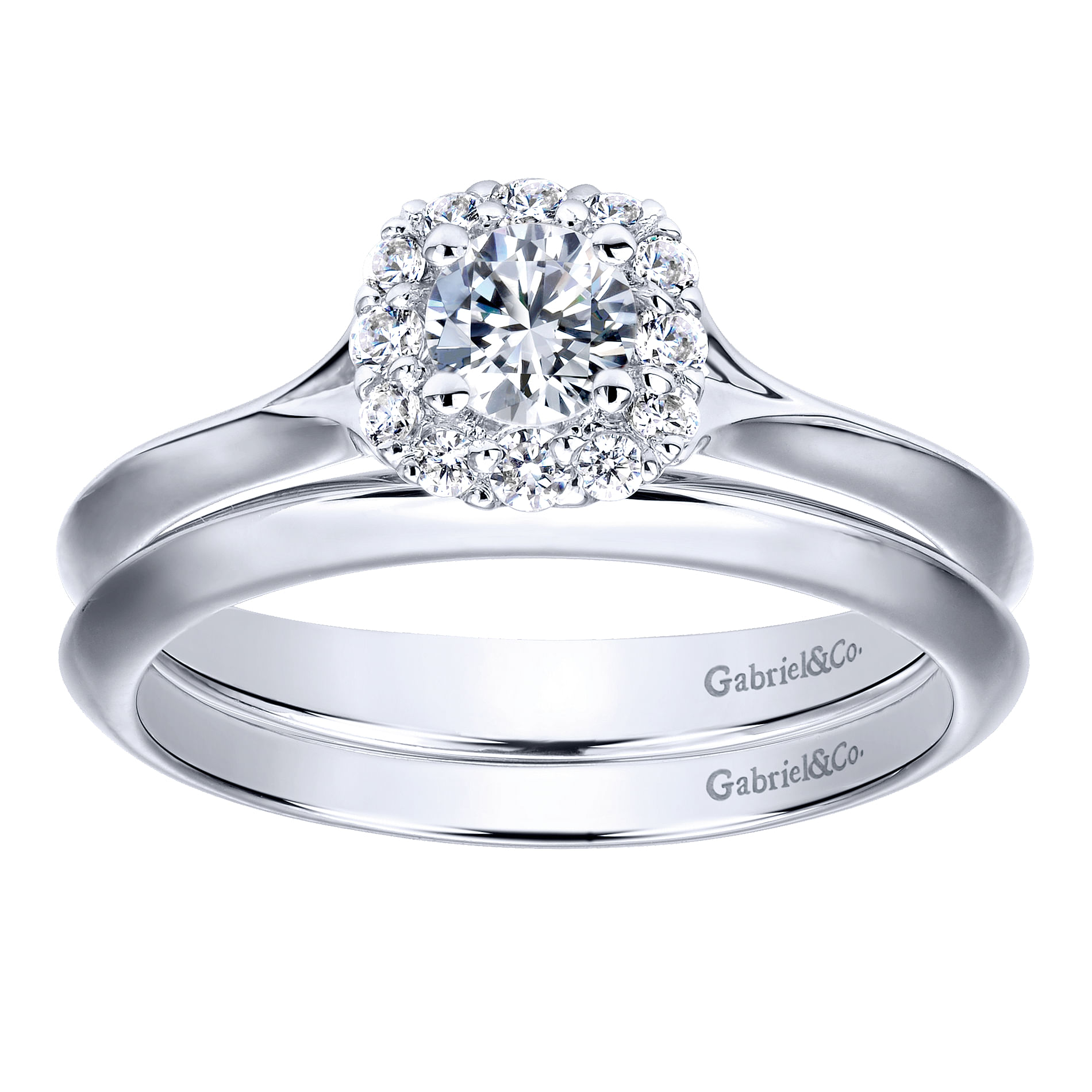14k White Gold Straight Wedding Band angle 4 14k White Gold Straight Wedding Band angle 4