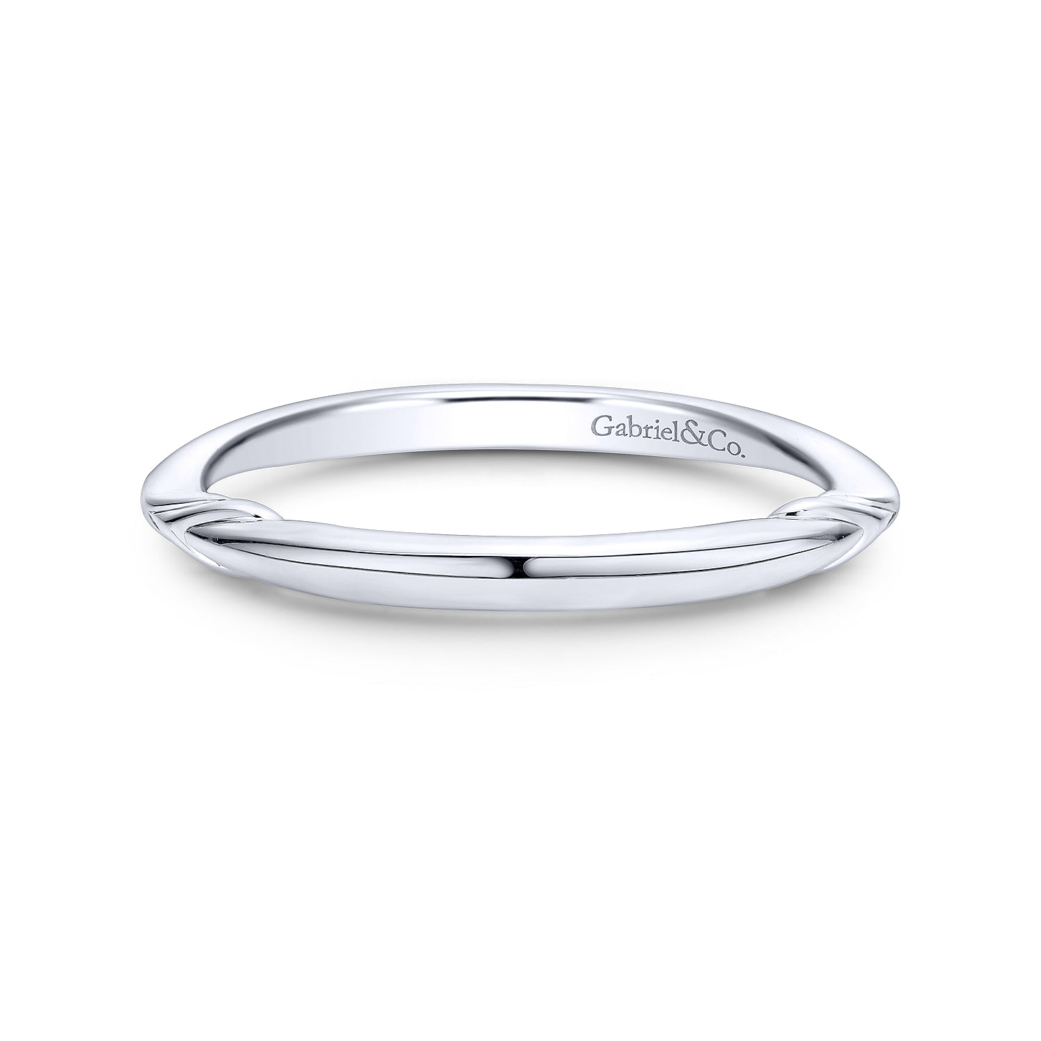 14k White Gold Straight 14k White Gold Straight