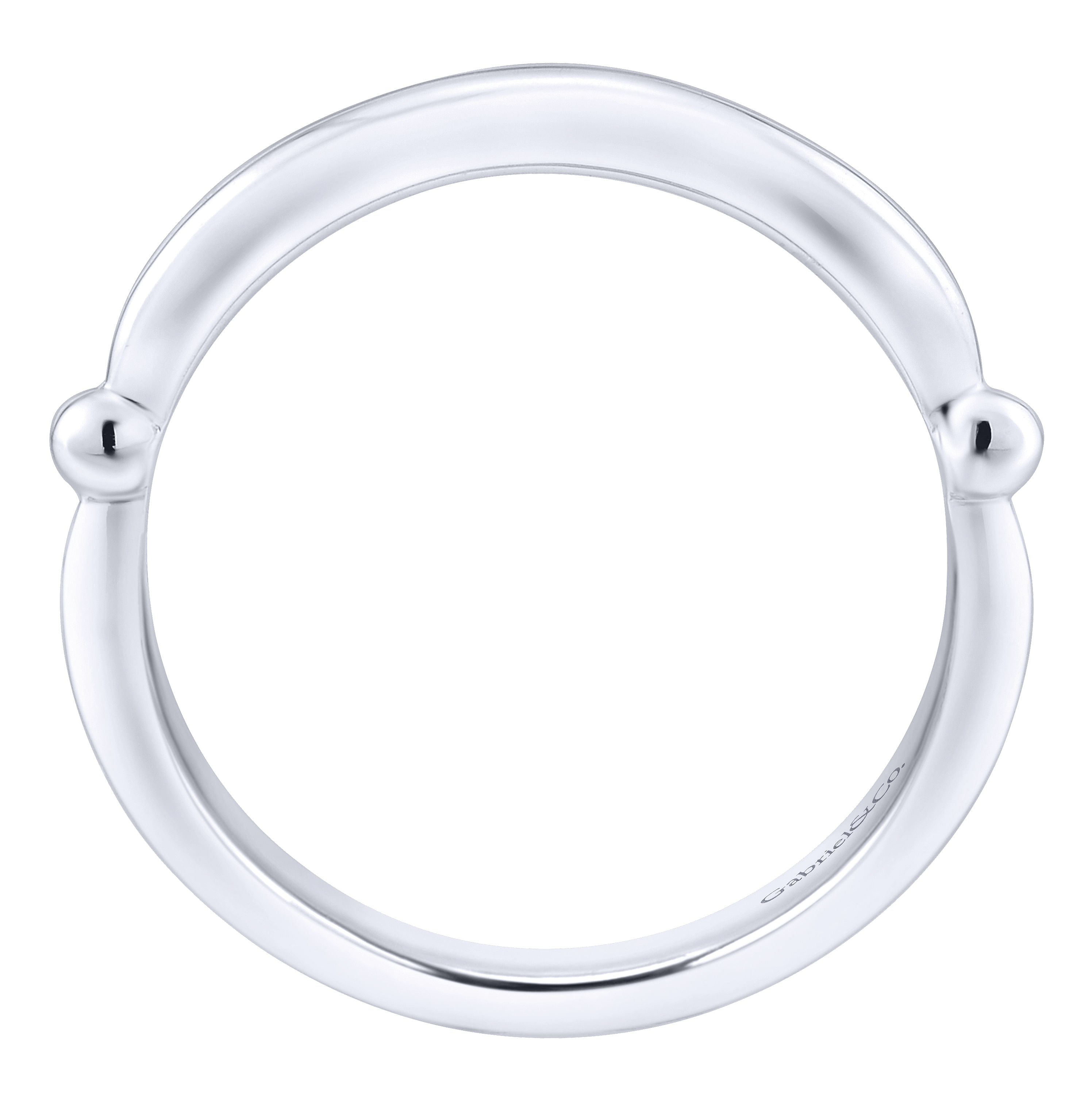 14k White Gold Straight Wedding Band angle 2 14k White Gold Straight Wedding Band angle 2