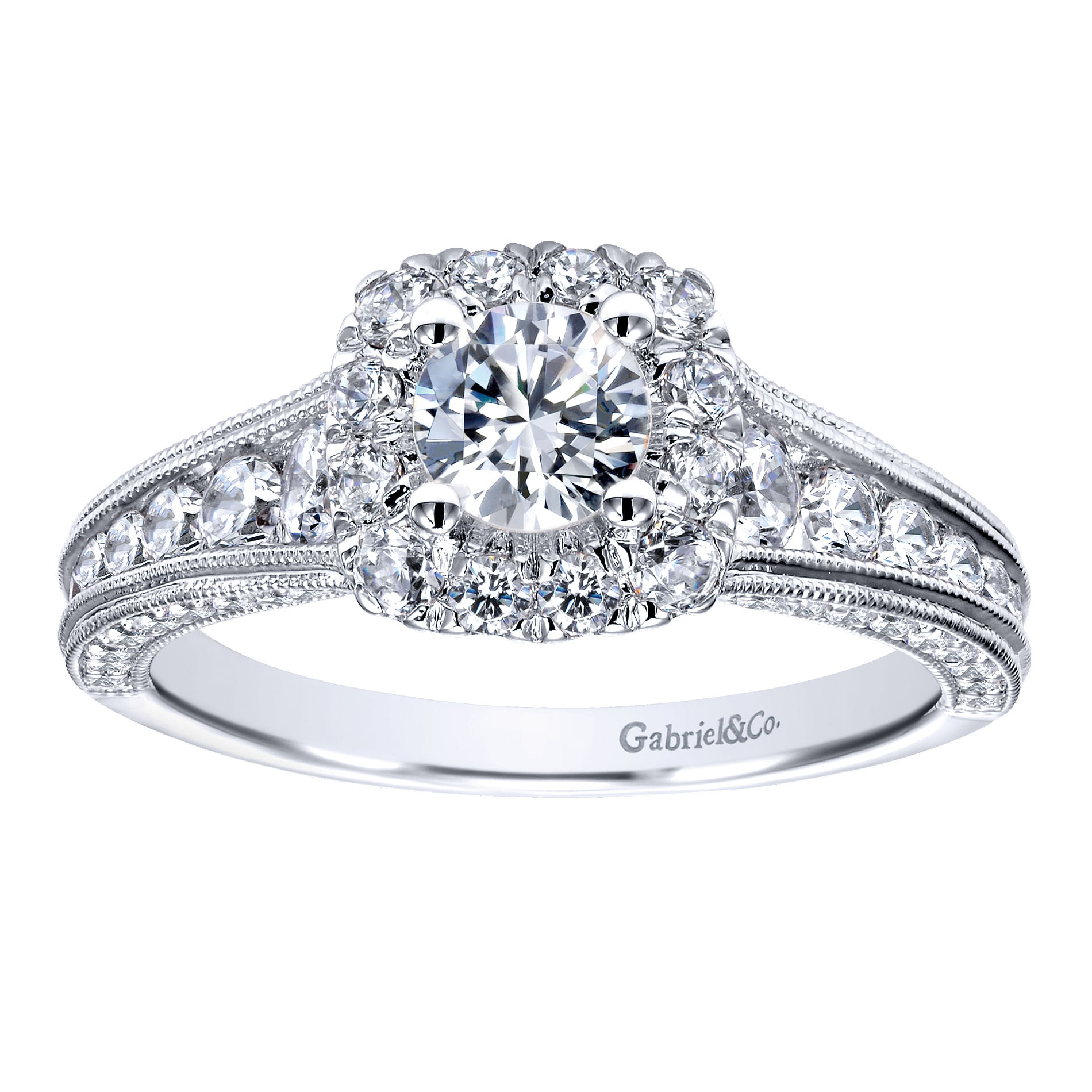 14k White Gold Victorian Curved Wedding Band angle 5 14k White Gold Victorian Curved Wedding Band angle 5