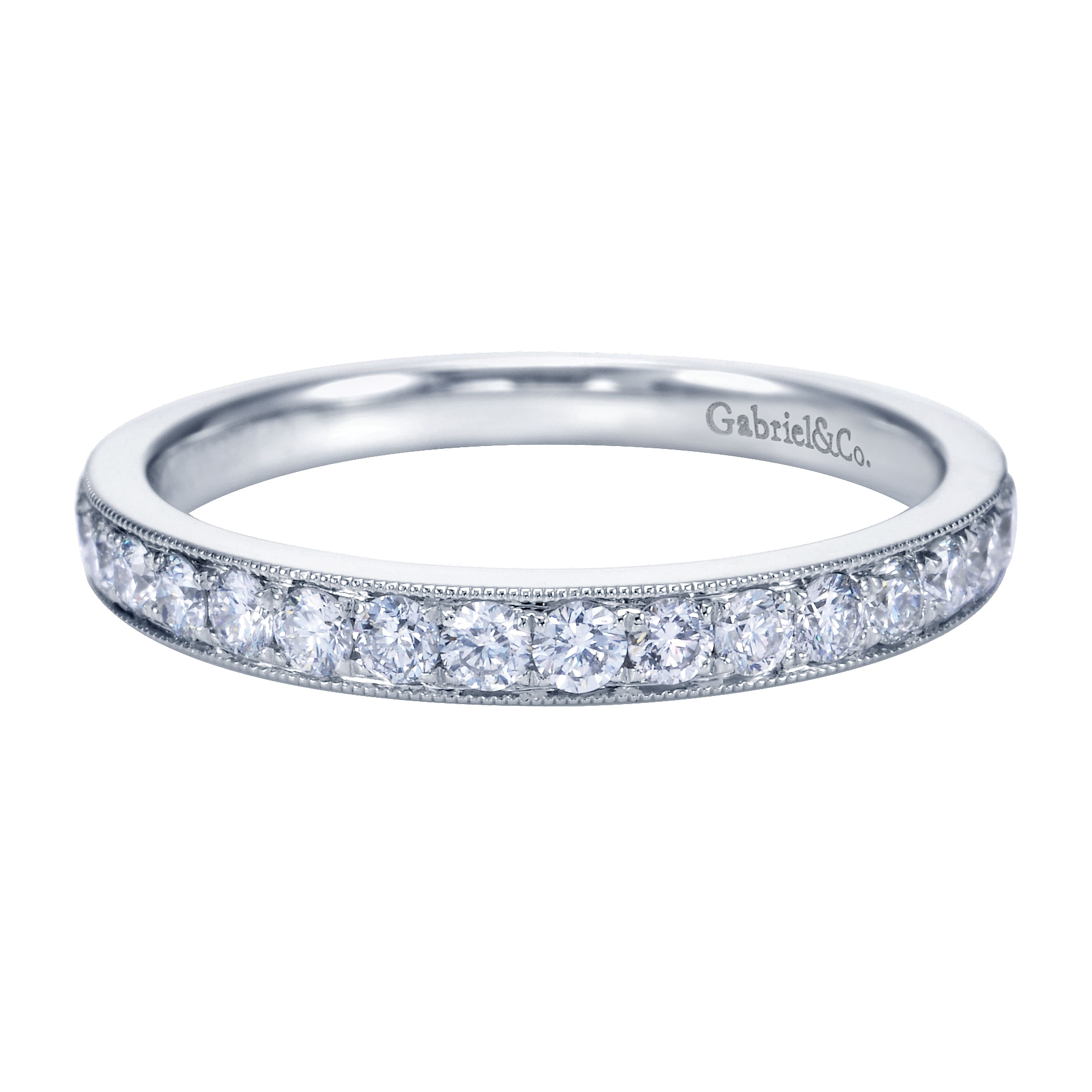 Vintage 14k White Gold Straight Vintage 14k White Gold Straight