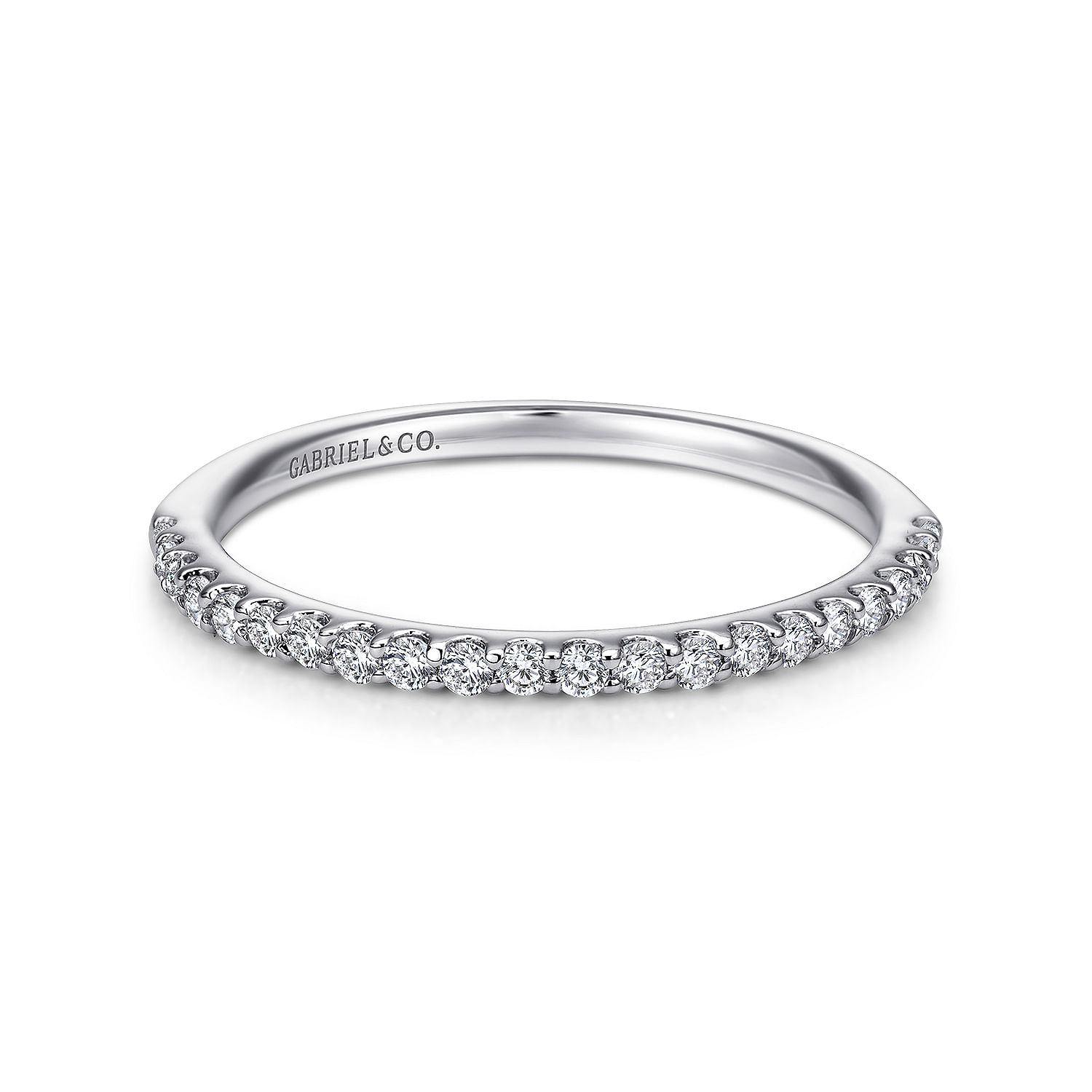 Vintage 14k White Gold Straight Vintage 14k White Gold Straight