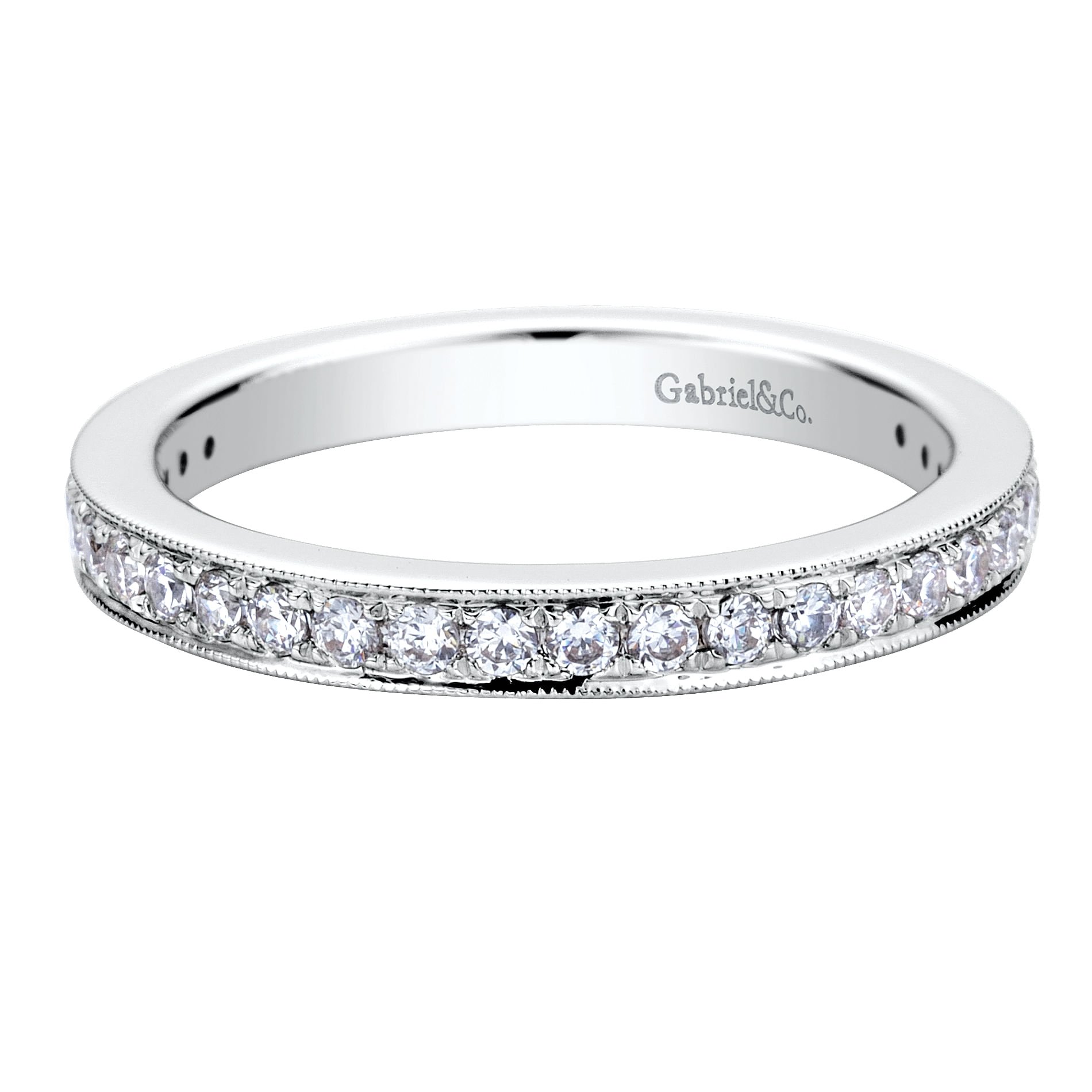 Vintage 14k White Gold Straight Vintage 14k White Gold Straight