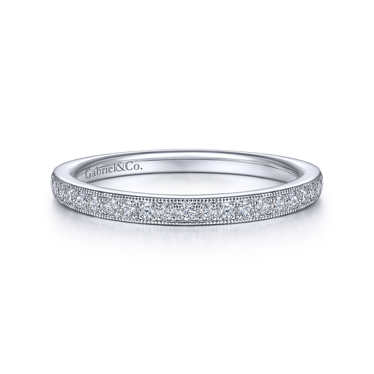Vintage 14k White Gold Straight Vintage 14k White Gold Straight