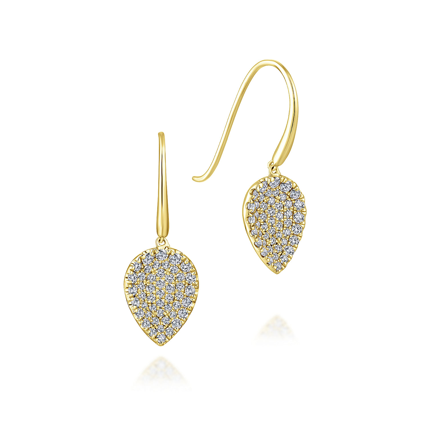 14k Yellow Gold Diamond Drop 14k Yellow Gold Diamond Drop