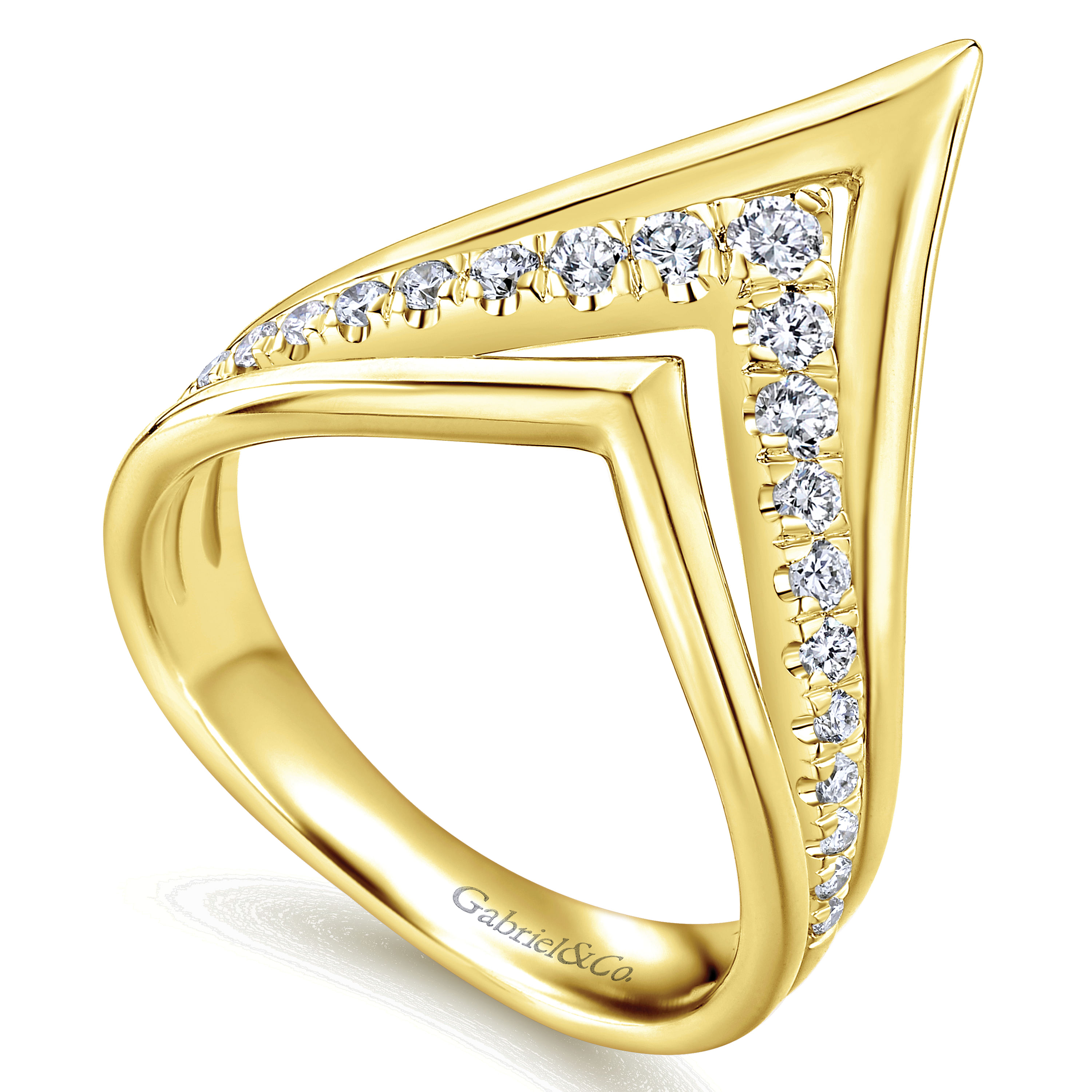 14k Yellow Gold Diamond Fashion Ladies 14k Yellow Gold Diamond Fashion Ladies