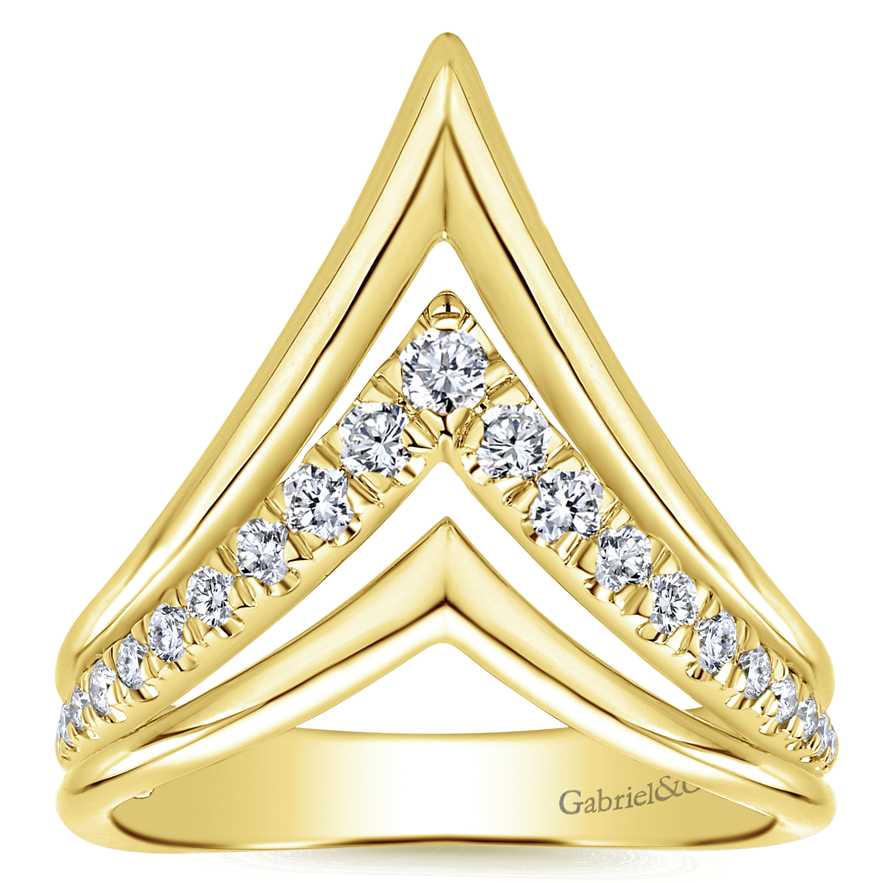 14k Yellow Gold Diamond Fashion Ladies 14k Yellow Gold Diamond Fashion Ladies