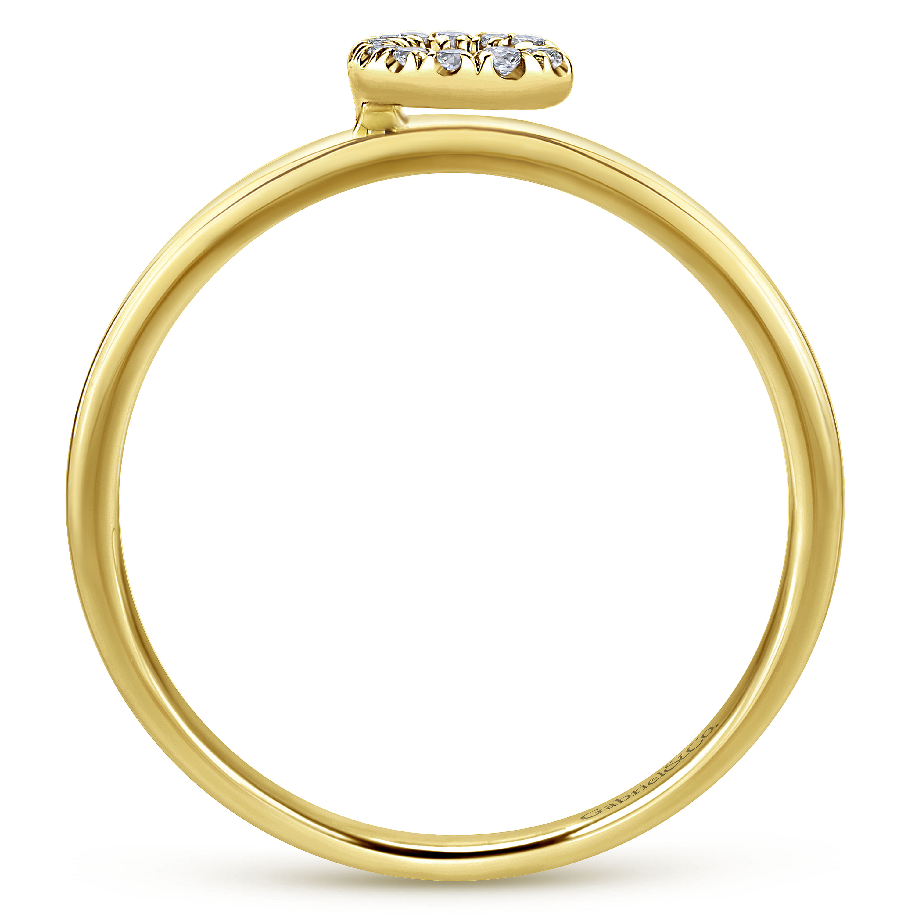 14k Yellow Gold Diamond Initial Ladies 14k Yellow Gold Diamond Initial Ladies
