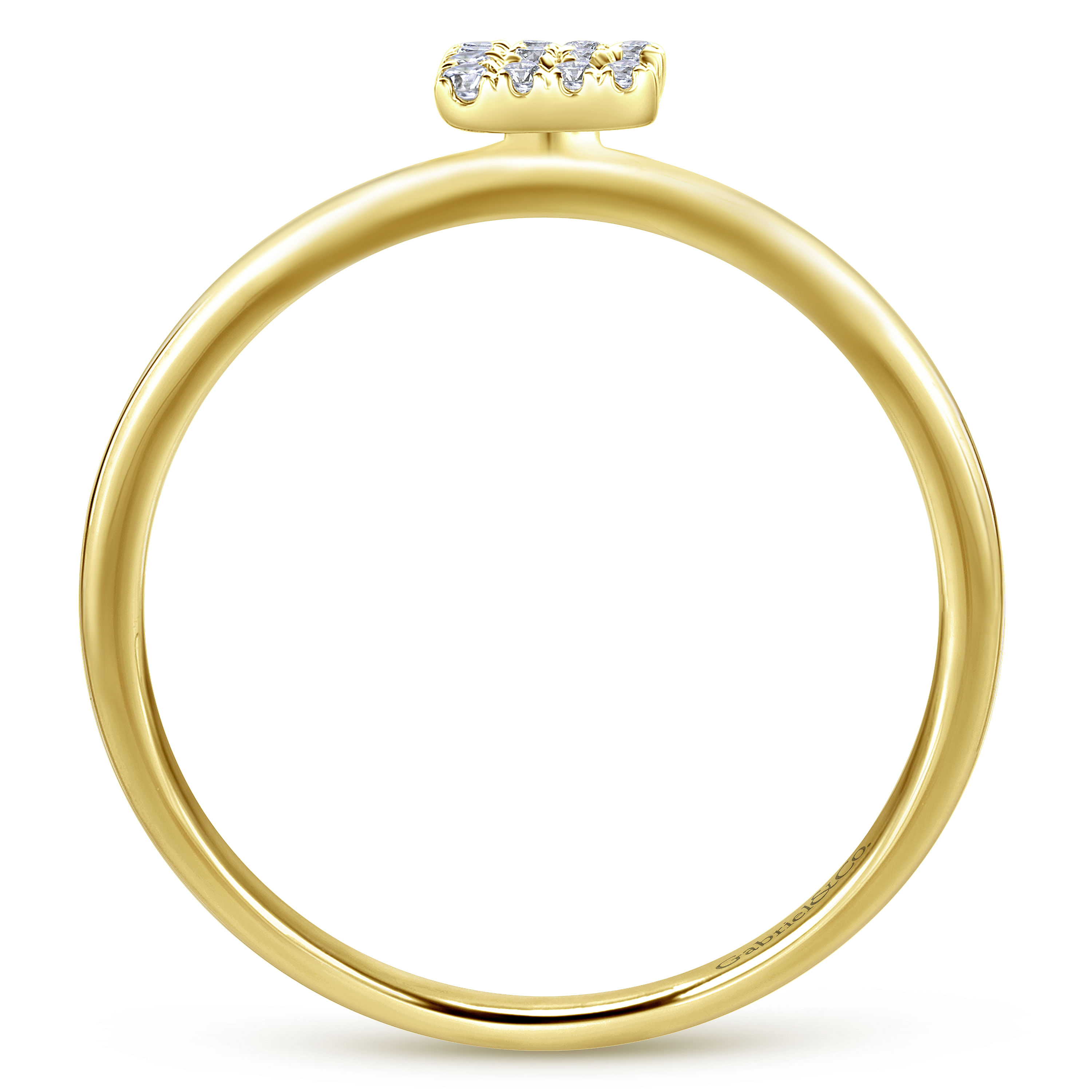 14k Yellow Gold Diamond Initial Ladies 14k Yellow Gold Diamond Initial Ladies