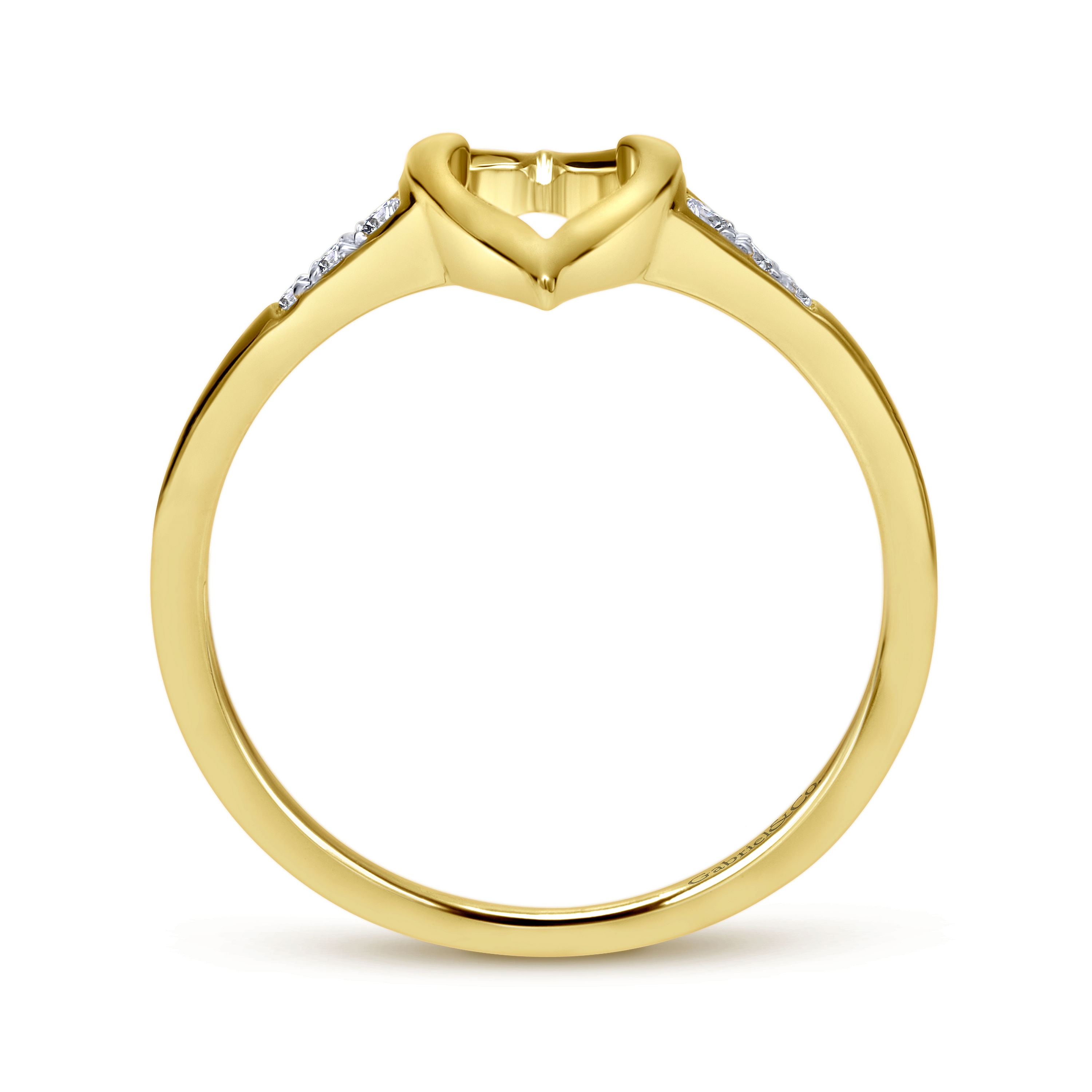 14k Yellow Gold Diamond Midi Ladies 14k Yellow Gold Diamond Midi Ladies