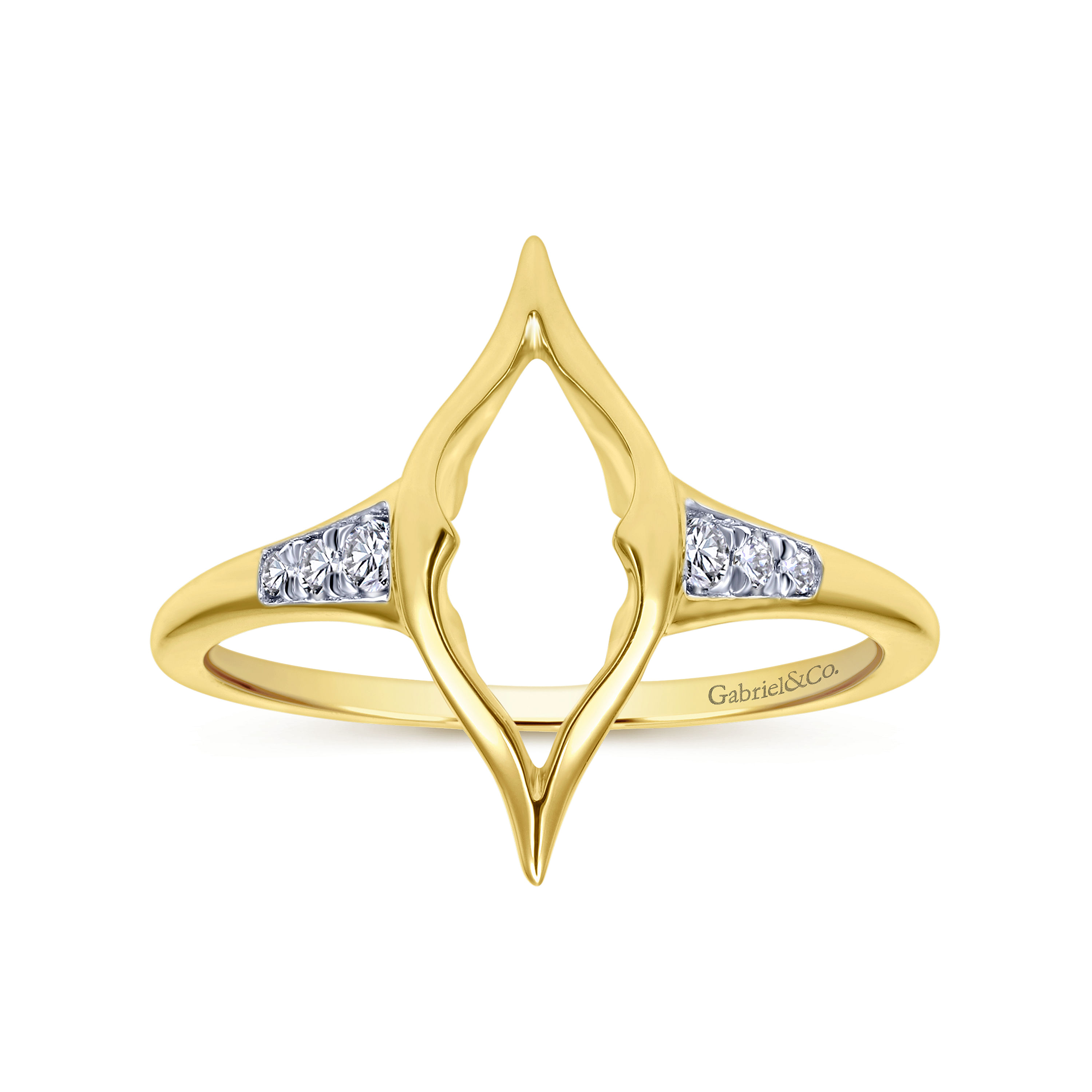 14k Yellow Gold Diamond Midi Ladies 14k Yellow Gold Diamond Midi Ladies