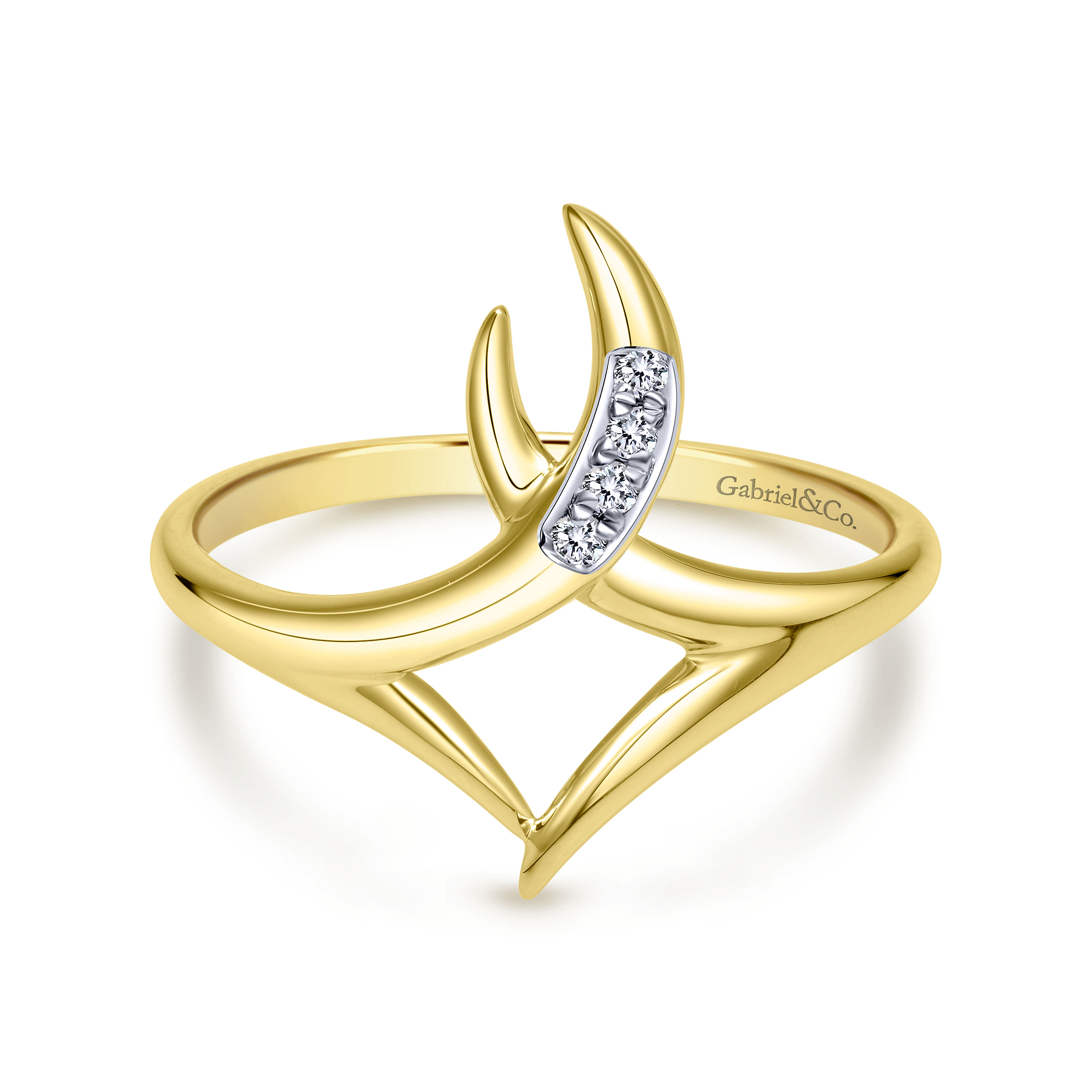 14k Yellow Gold Diamond Midi 14k Yellow Gold Diamond Midi