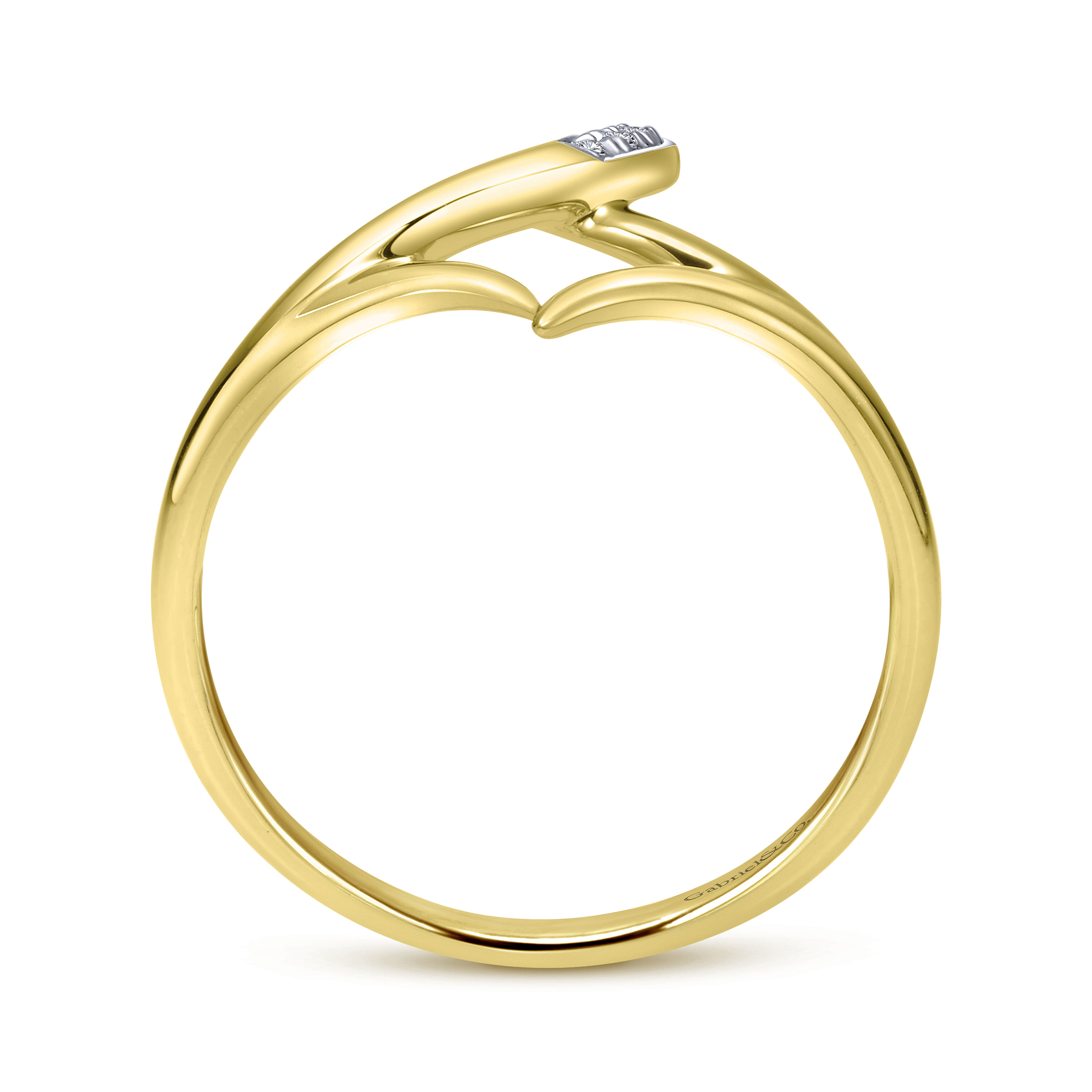 14k Yellow Gold Diamond Midi Ladies 14k Yellow Gold Diamond Midi Ladies
