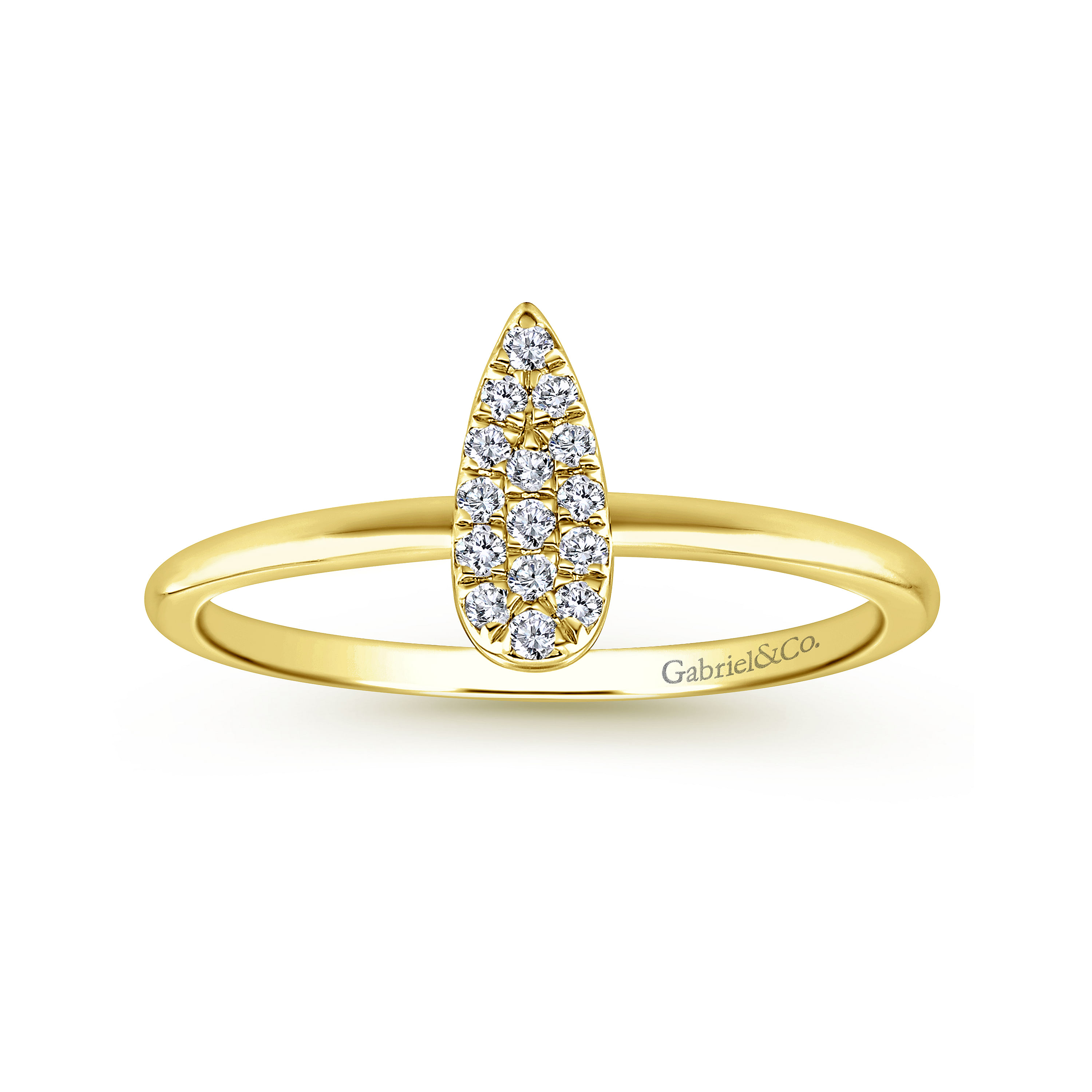 14k Yellow Gold Diamond Midi Ladies 14k Yellow Gold Diamond Midi Ladies