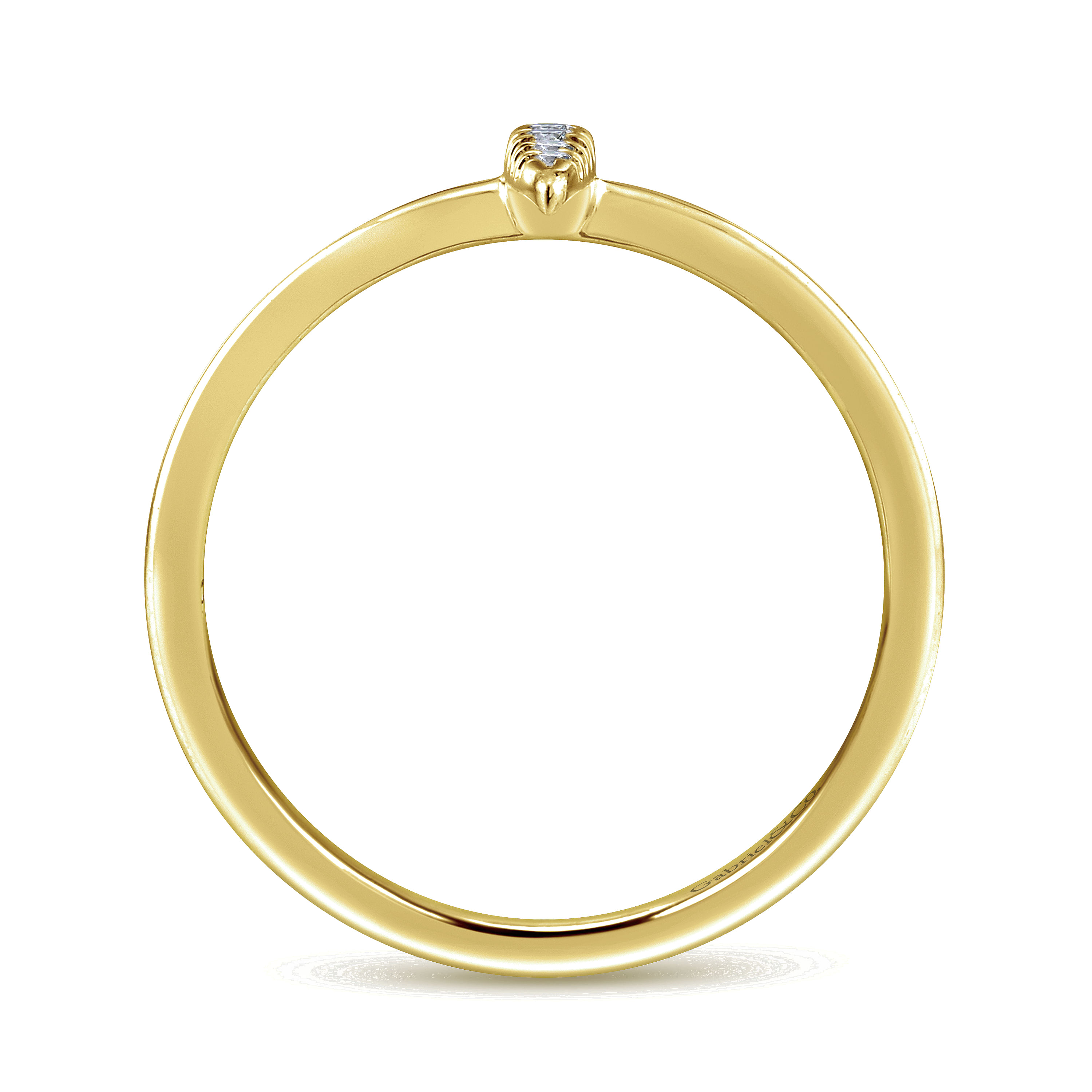 14k Yellow Gold Diamond Midi Ladies 14k Yellow Gold Diamond Midi Ladies
